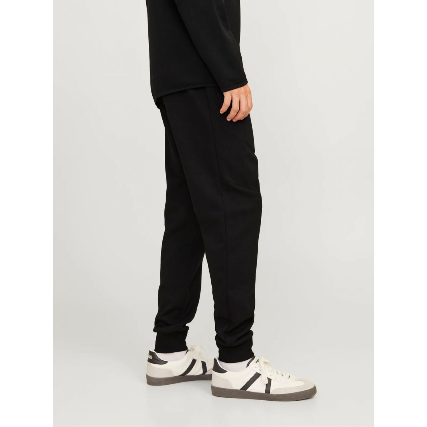 Jack & Jones Pantaloni in felpa Slim Fit Black da Uomo