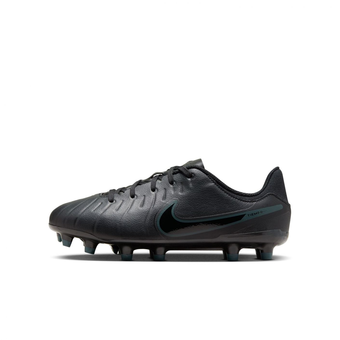 Nike Jr. Tiempo Legend 10 Academy FG/MG Black/Black-Deep Jungle