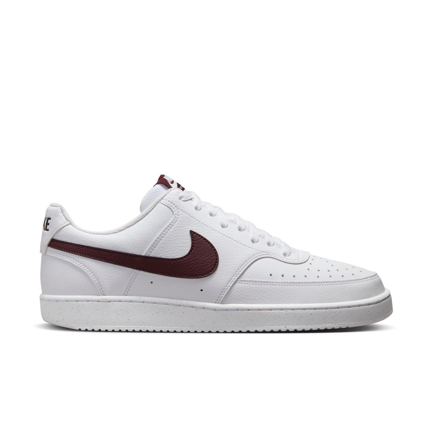 Nike Court Vision Low Next Nature White/Burgundy Crush