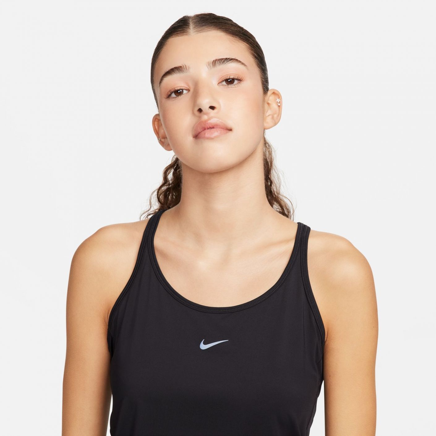 Nike One Classic Canotta Dri-Fit Strappy  Donna Black/Black