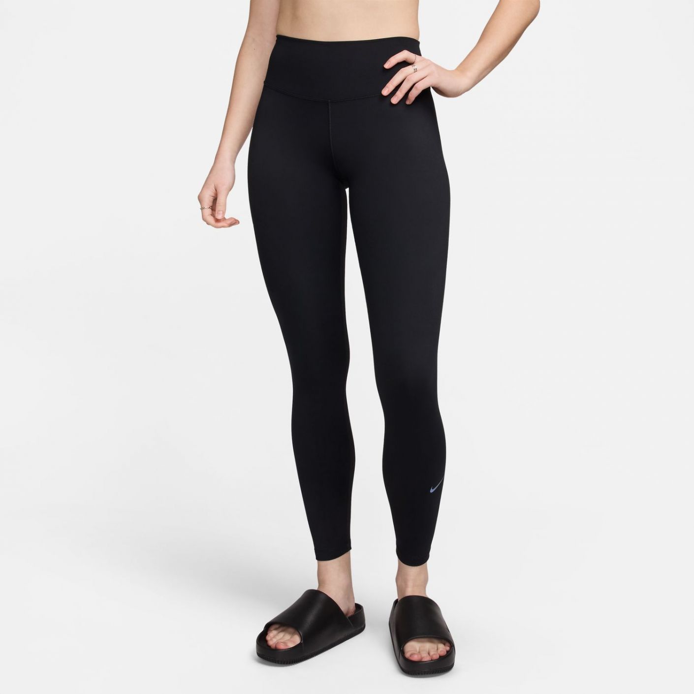 Nike One Leggings A Tutta Lunghezza A Vita Alta  Donna Black/Black