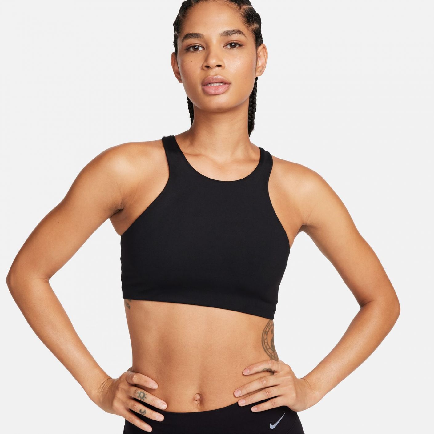 Nike One Bra A Sostegno Medio Con Fodera Leggera  Donna Black/Pcg3C