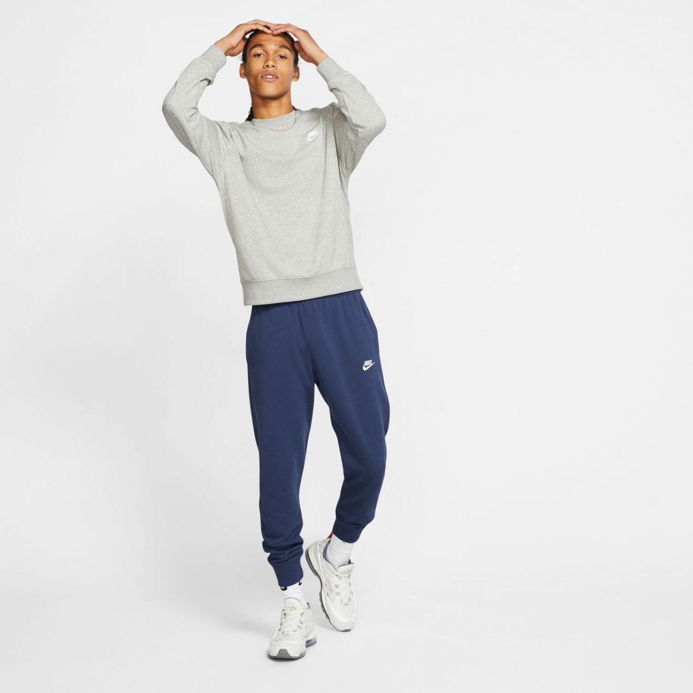 Nike Sportswear Club Mens Joggers Midnight Navy/Midnight Navy/White