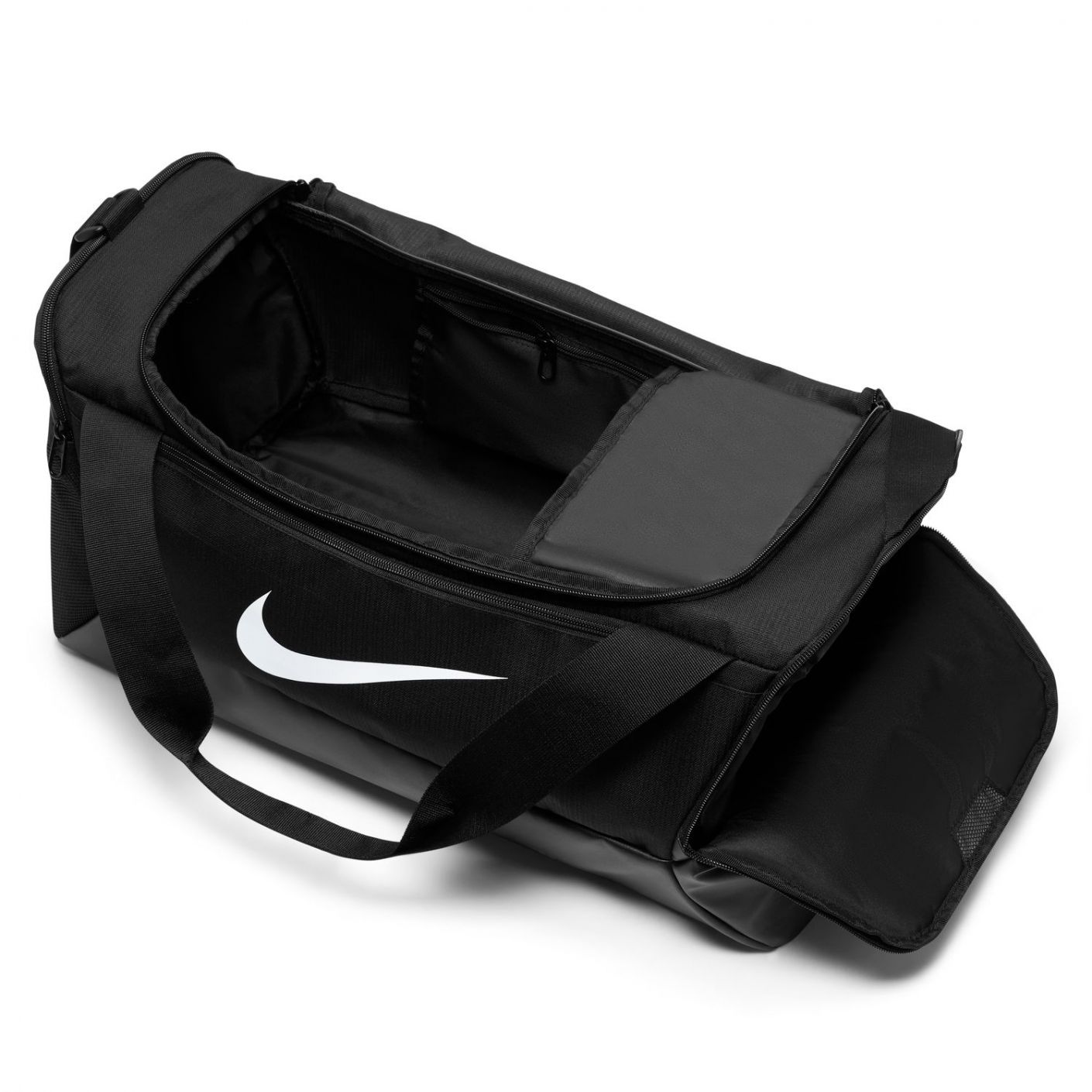 Nike Brasilia Small Training Duffel Bag (41L) Black/Black/White