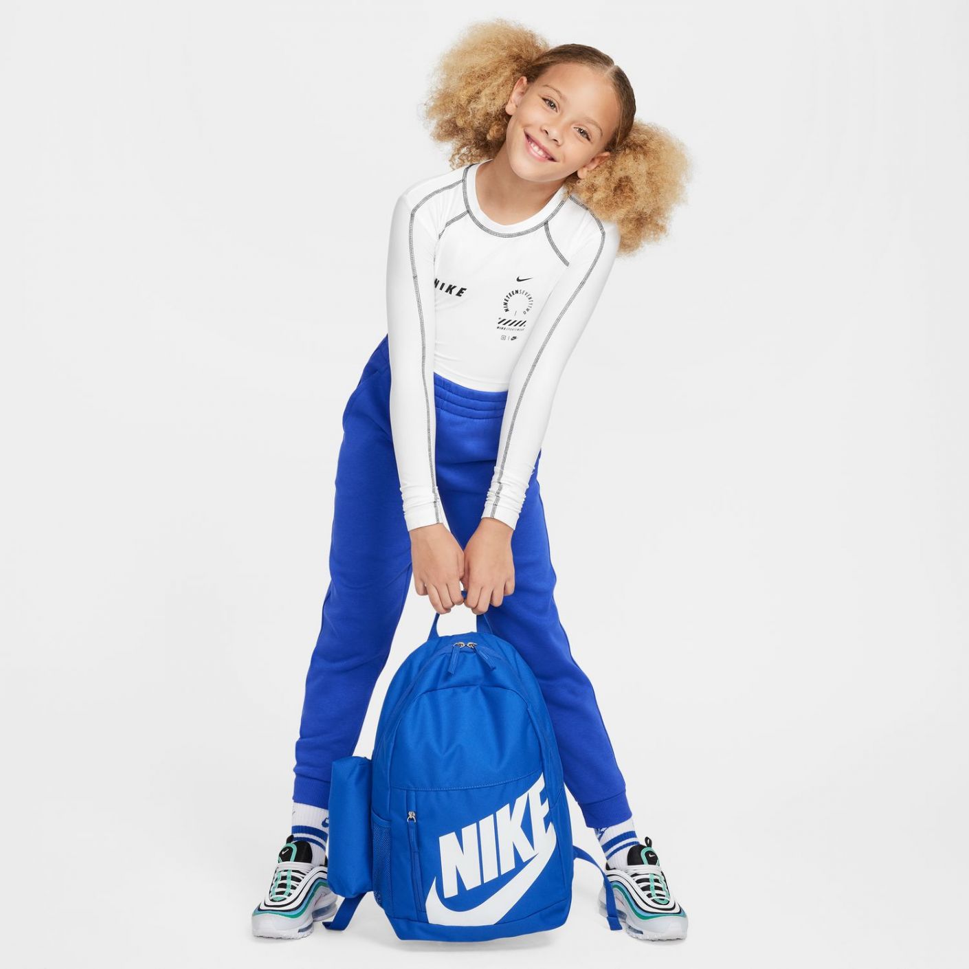 Nike Elemental Rucksack (20L) - Kinder Game Royal/Game Royal/Weiß