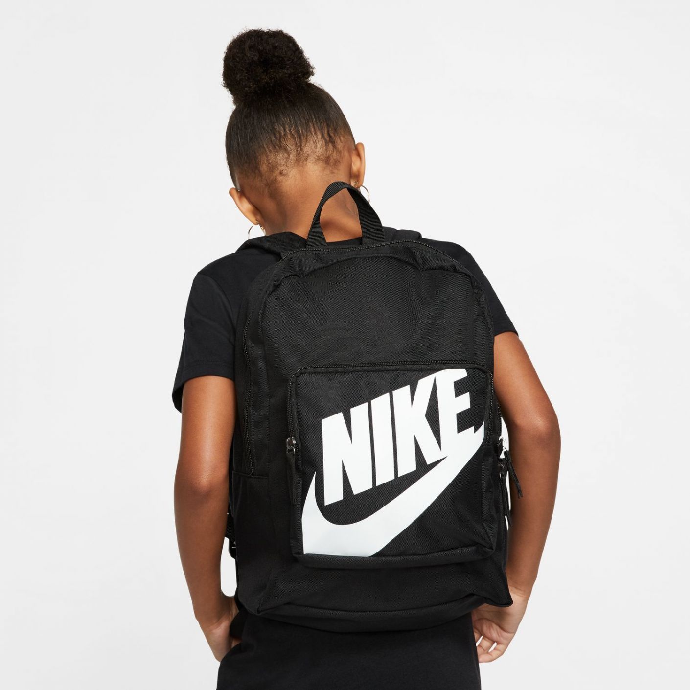 Nike Classic Kids' Backpack Black/Black/White