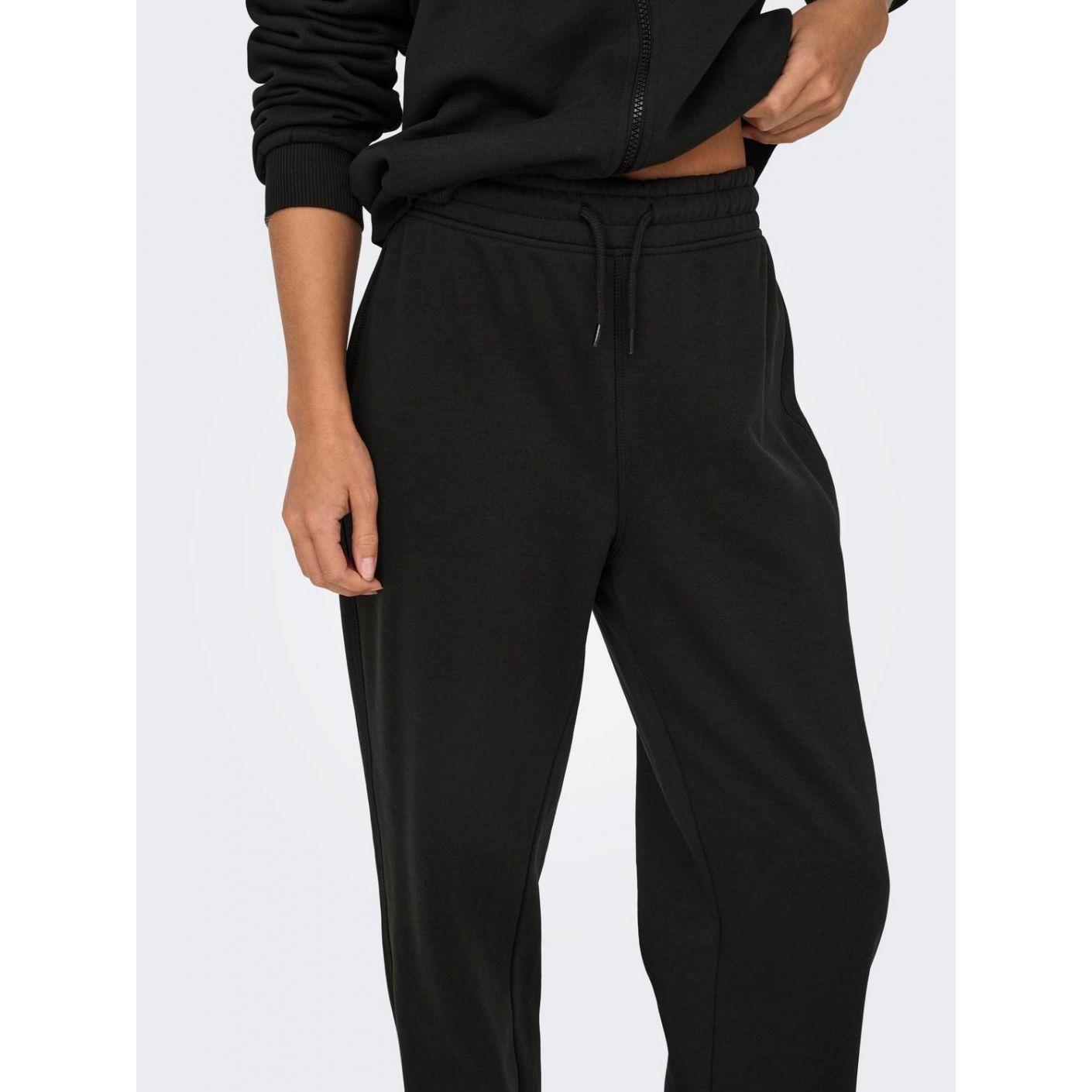 Only Pantaloni Onlbella vita media Black da Donna