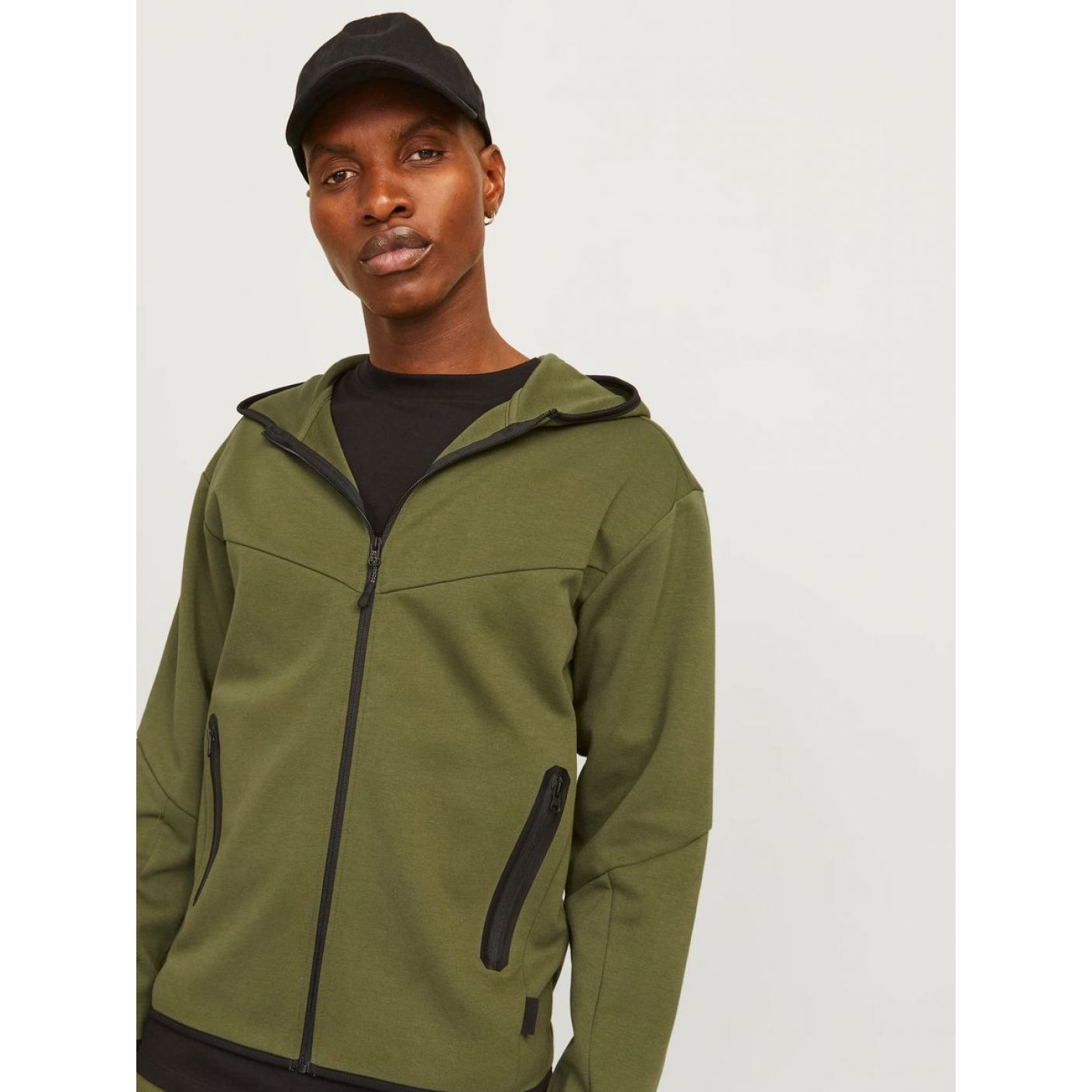 Jack & Jones Felpa con cappuccio FullZip Cypress da Uomo