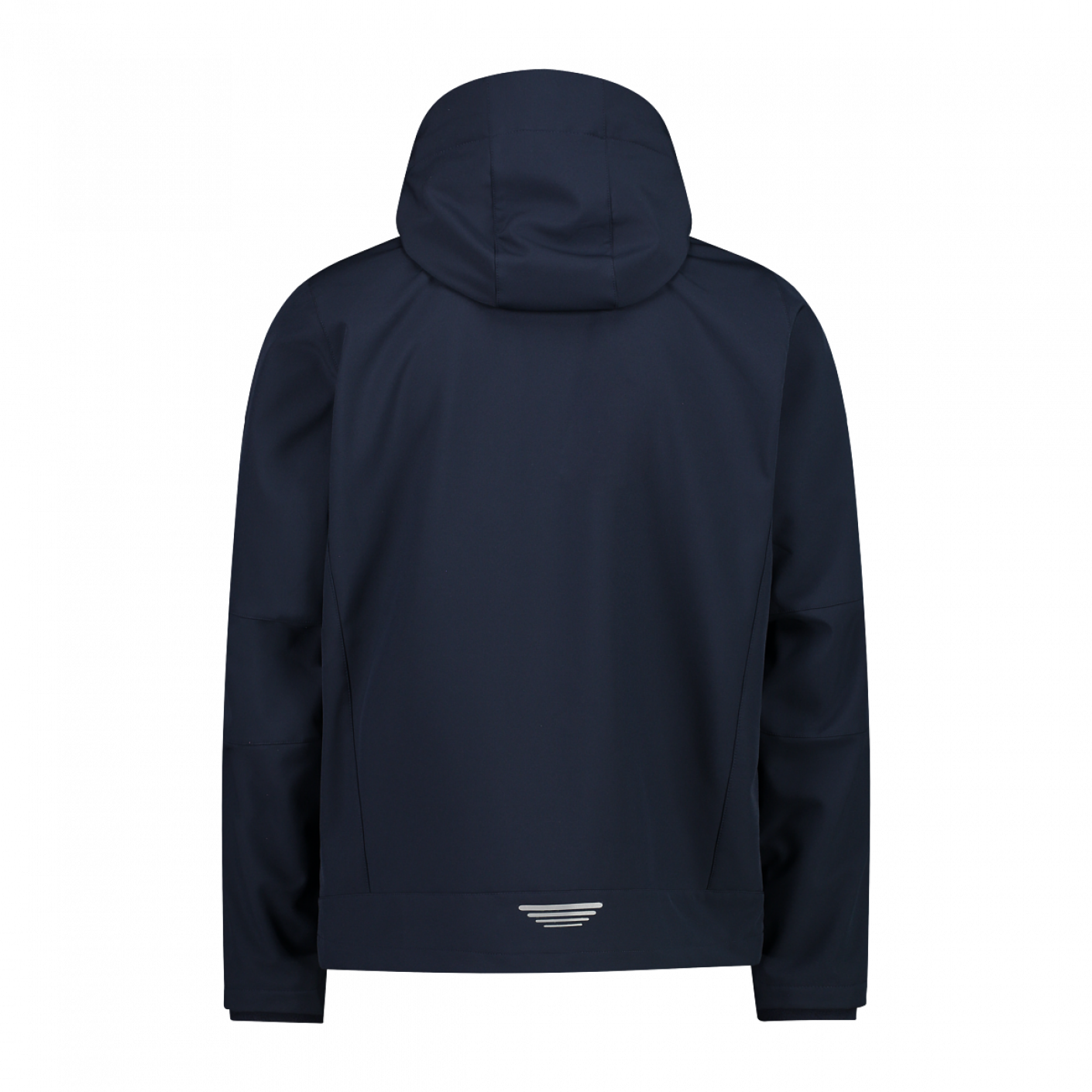 CMP Giacca in Softshell con cappuccio staccabile Blue/Ice da Uomo