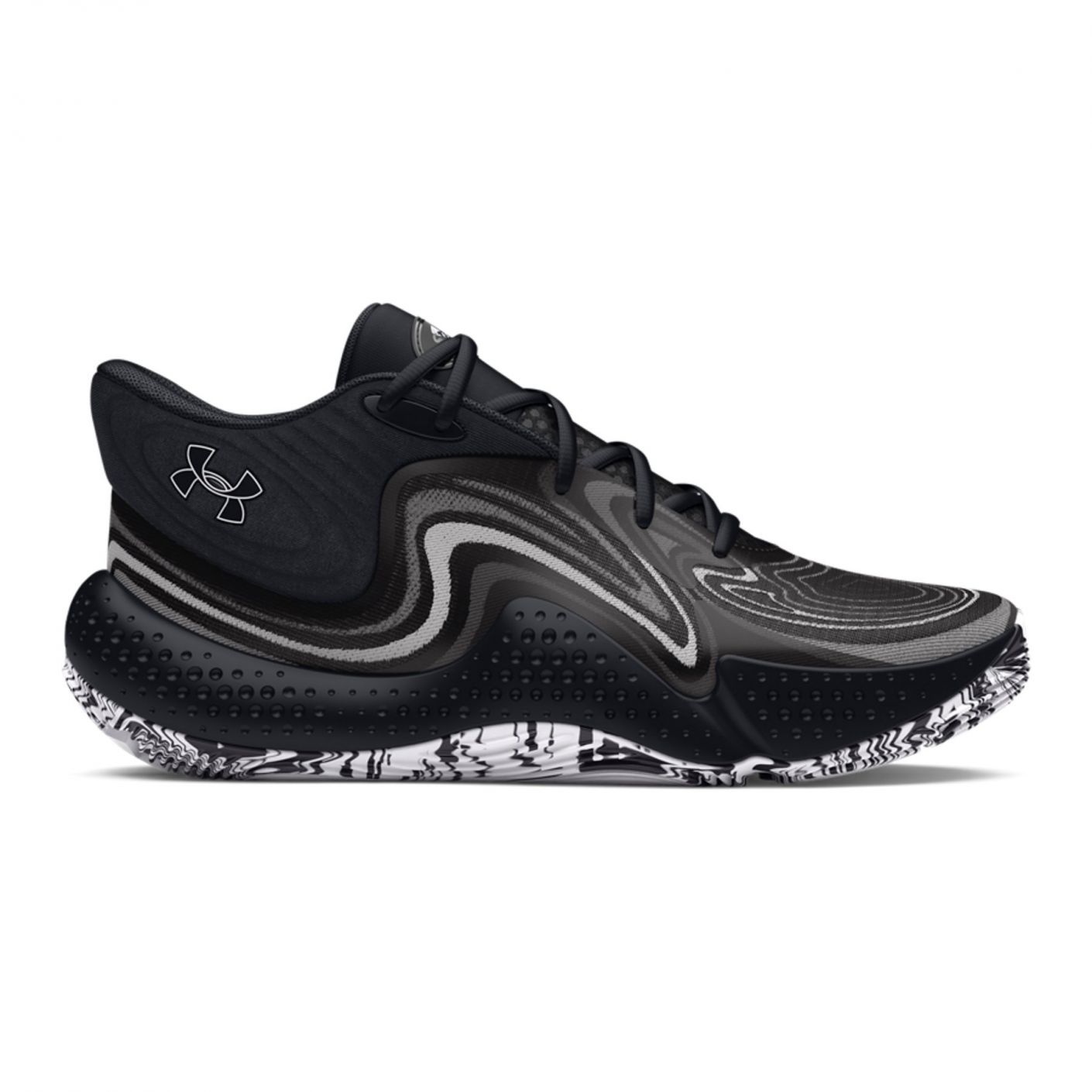 Under Armor UA Apawn 6 Mid Black/Distant Gray for Men