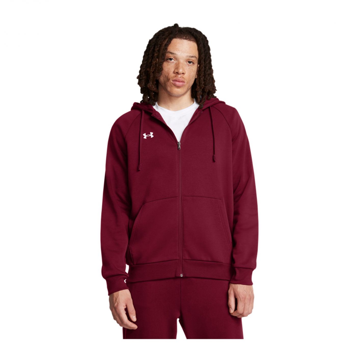 Under Armour Felpa con cappuccio UA Rival Fleece Full-Zip da uomo