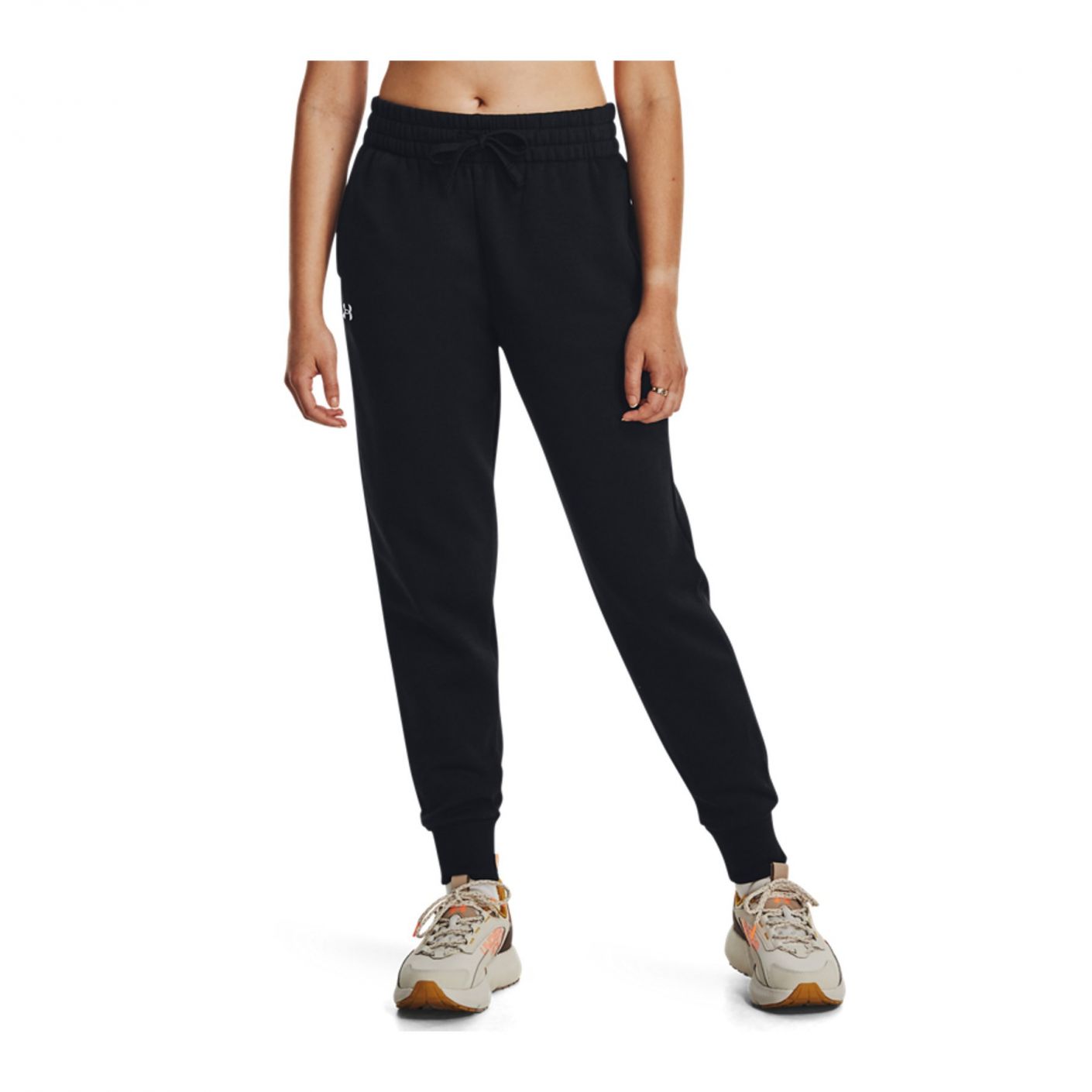 Under Armour Rival Fleece Jogger Nera da Donna