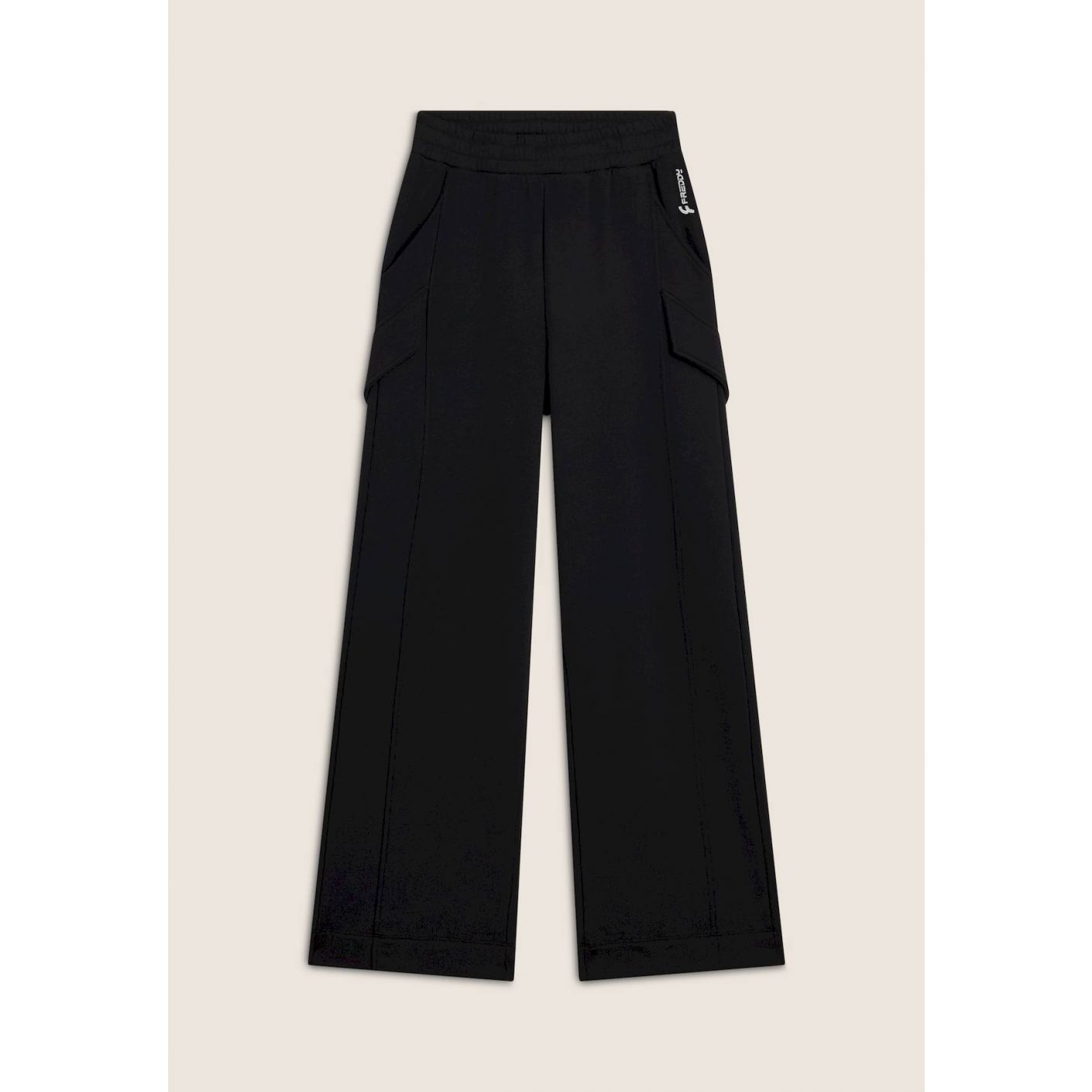 Freddy Wide leg viscose fleece trousers with side pockets