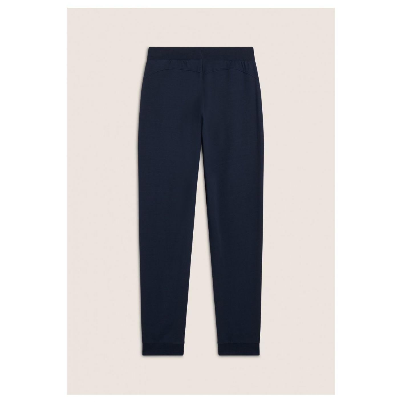 Freddy Women's Trousers in Brushed Fleece with Cuff Bottom Blue