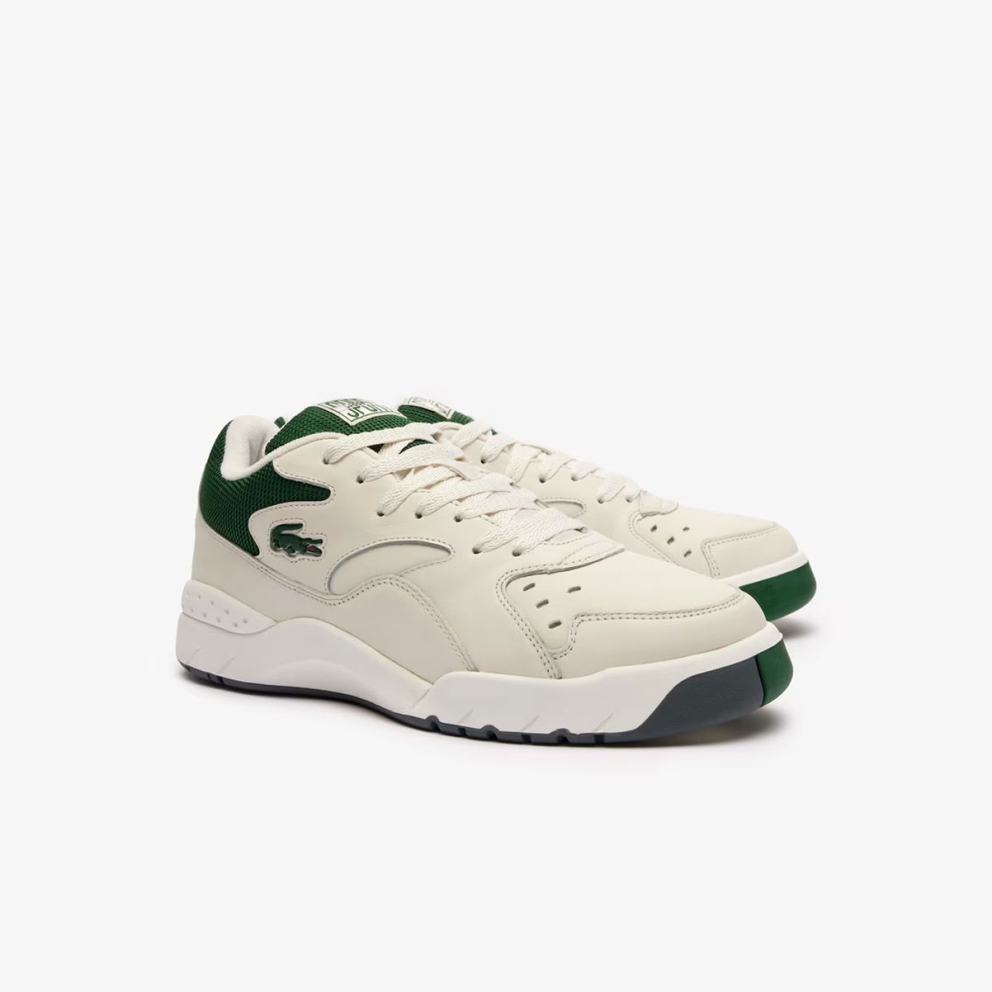 Lacoste Aceline Off White/Daark Green da Uomo