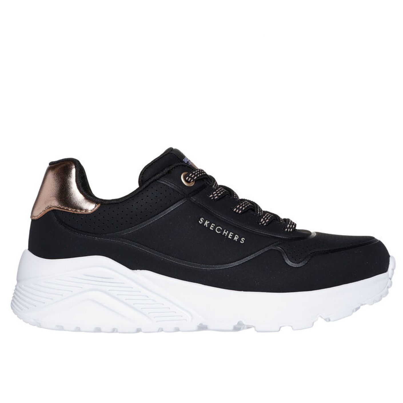 Skechers Uno Lite Metallic Mode Black