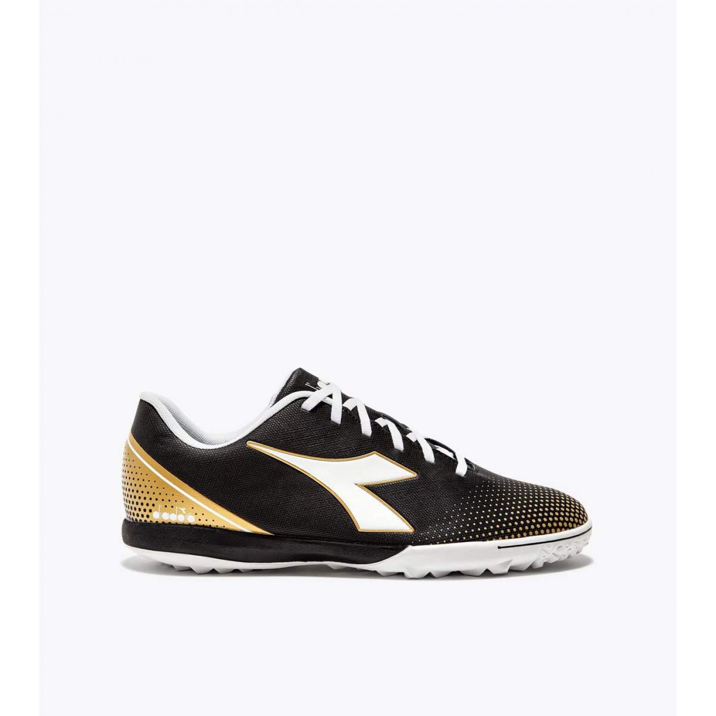 Diadora Pichichi 7 TFR da Calcetto Nero/Bianco/Oro da Uomo