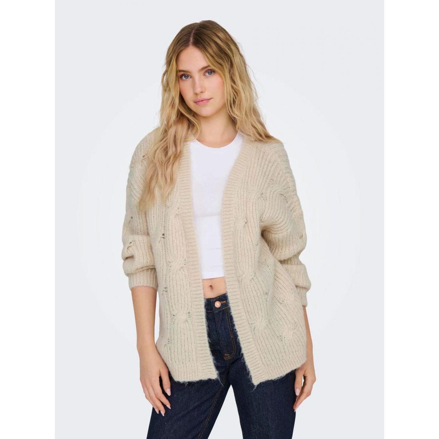 Only Cardigan Onlella Birch da Donna