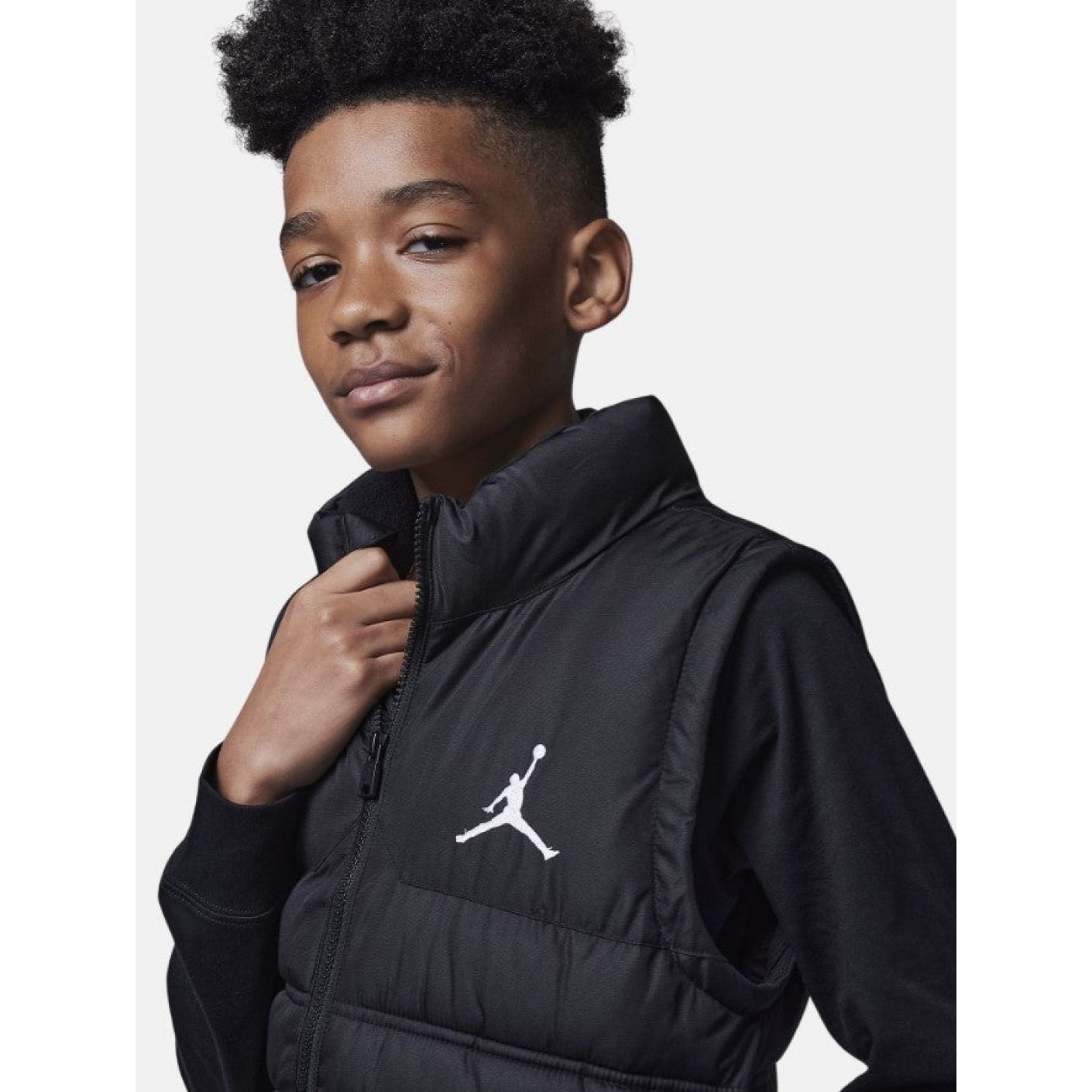 Nike Gilet Jordan Puffer Filled Nero da Bambino