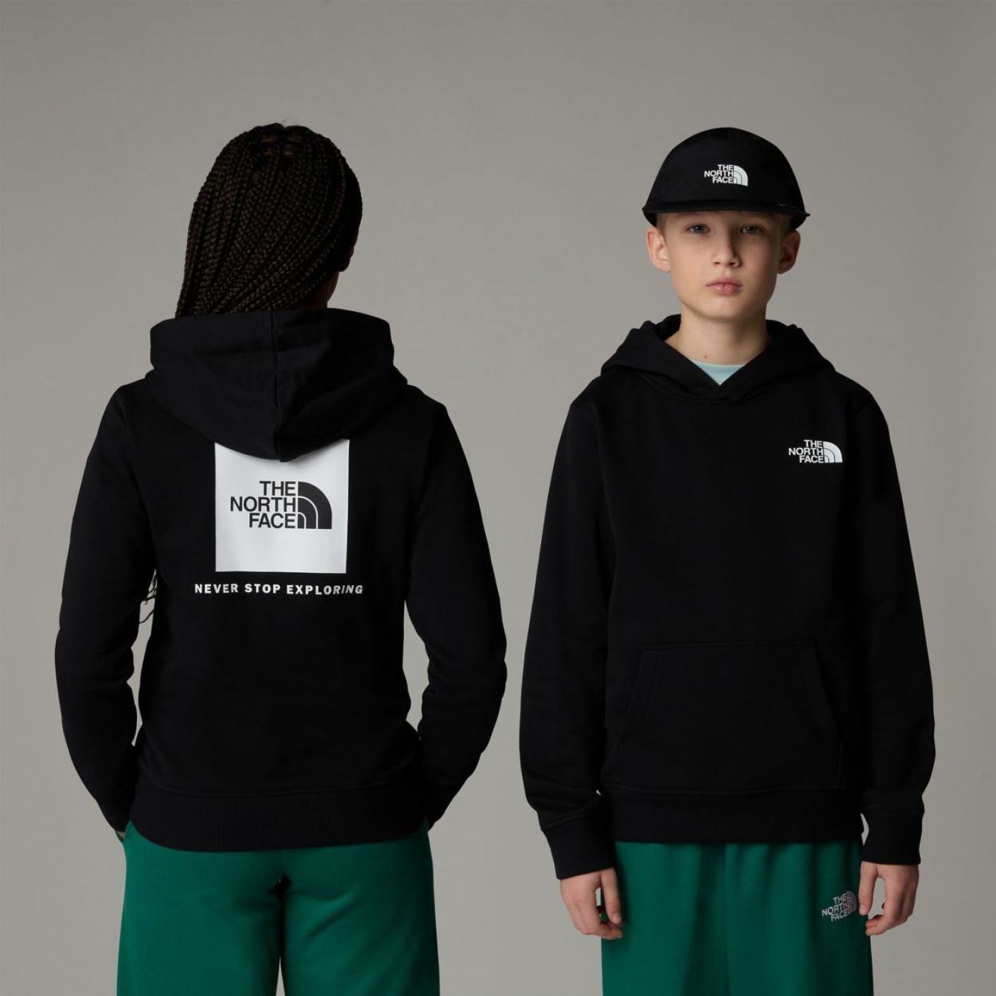The North Face Teen Redbox Regular P/O Hoodie Tnf Schwarz für Jungen
