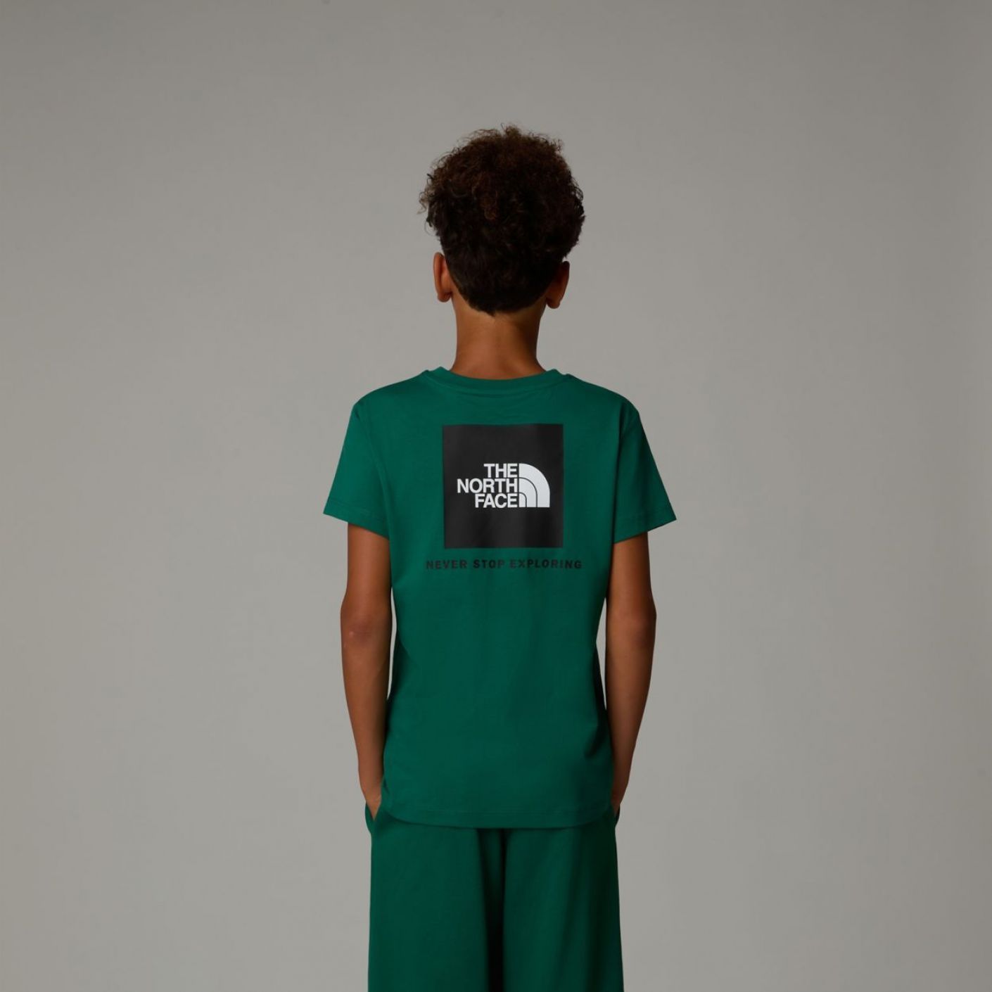 The North Face Redbox S/S Tee Evergreen Da Ragazzo