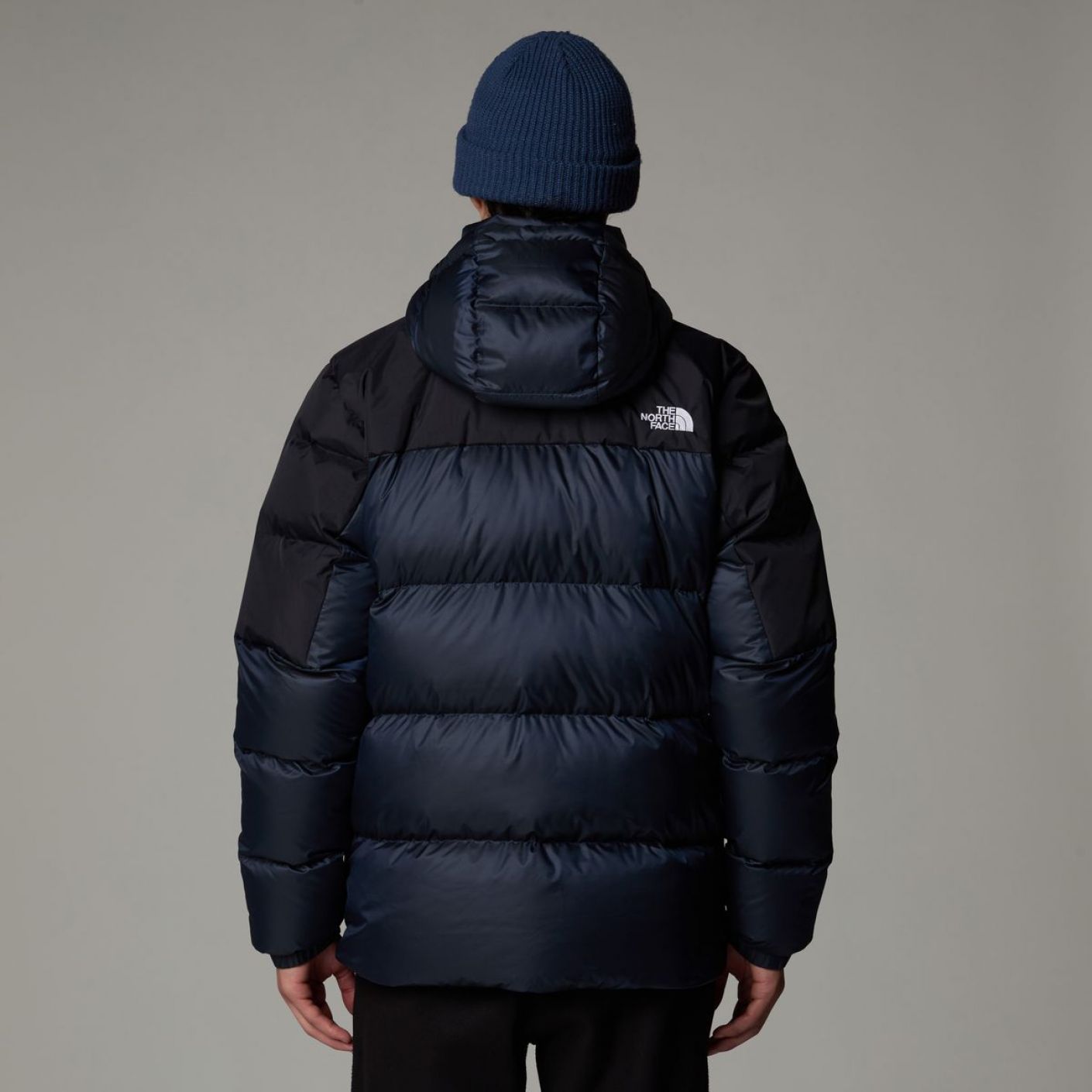 The North Face Diablo Down 2.0 Hoodie Shady Blue Black Heathe Da Uomo