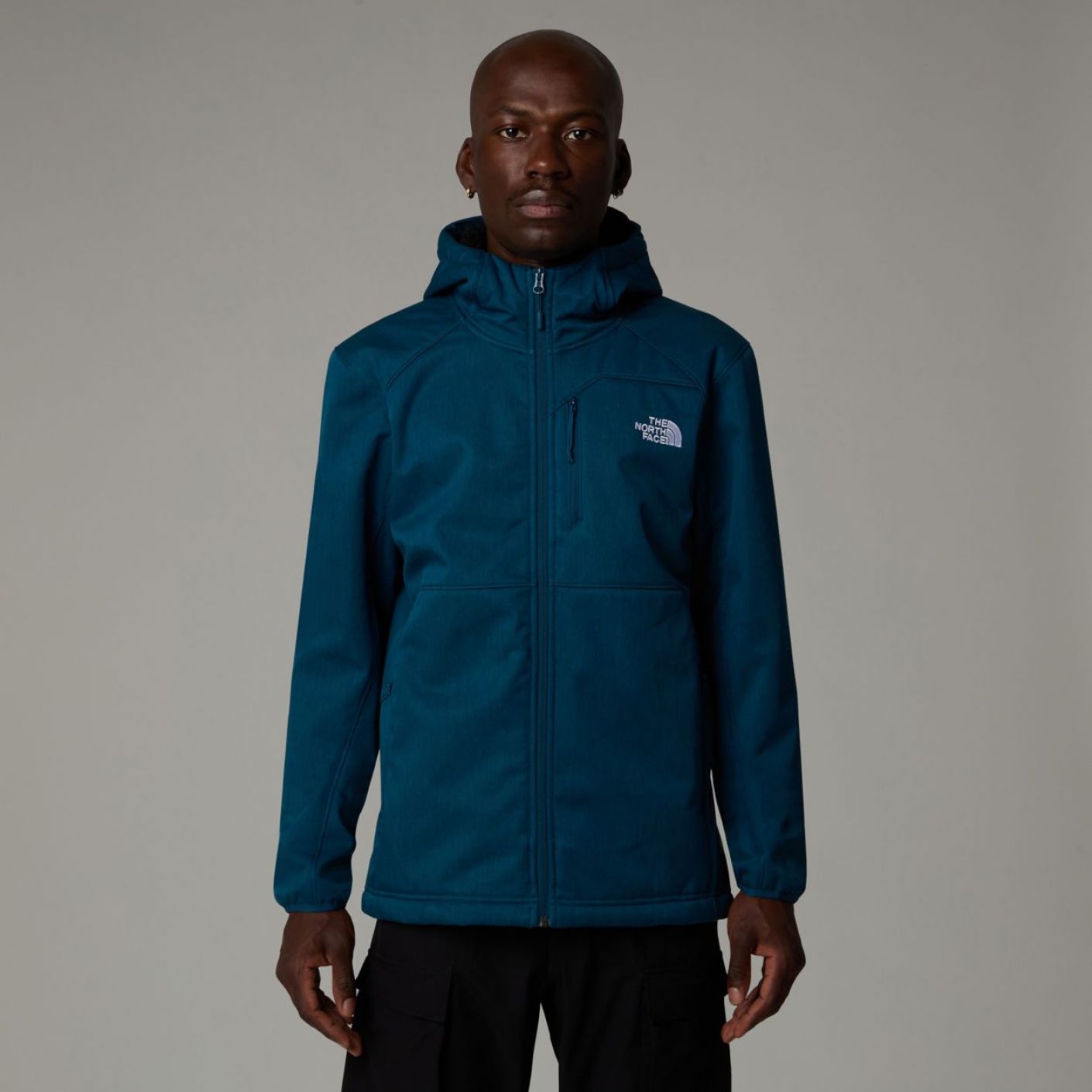 The North Face Quest Hooded Softshell Midnight Petrol Dark He Da Uomo