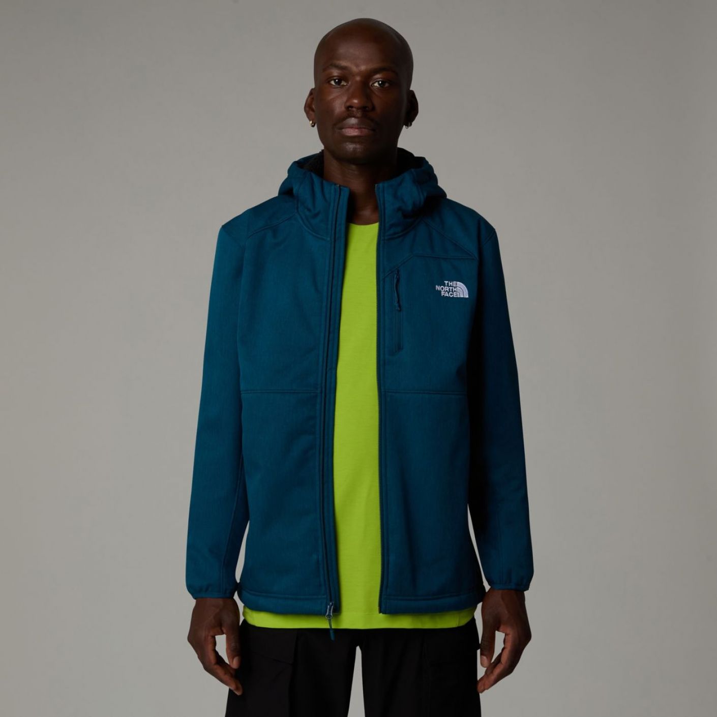 The North Face Quest Hooded Softshell Midnight Petrol Dark He Da Uomo