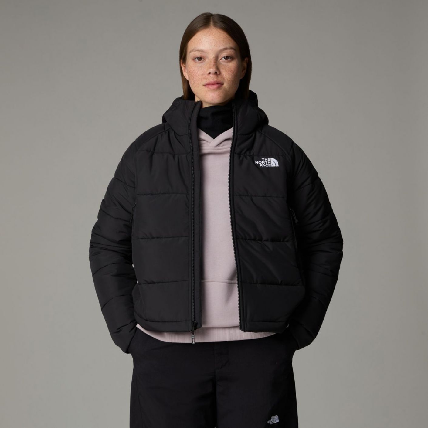 The North Face Hyalite Synthetic Hoodie Tnf Black-Npf Da Donna