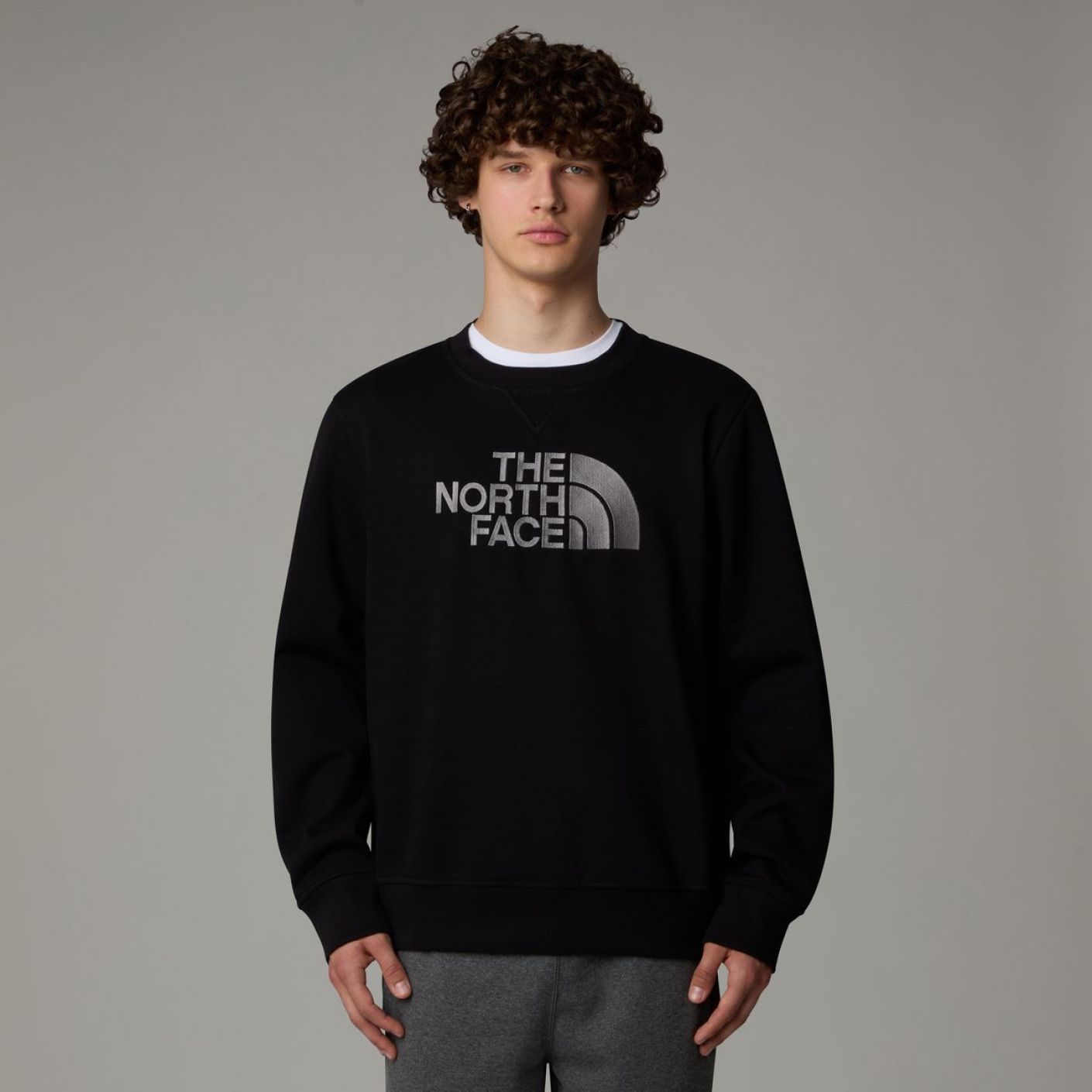 The North Face Drew Peak Crew Tnf Black Da Uomo