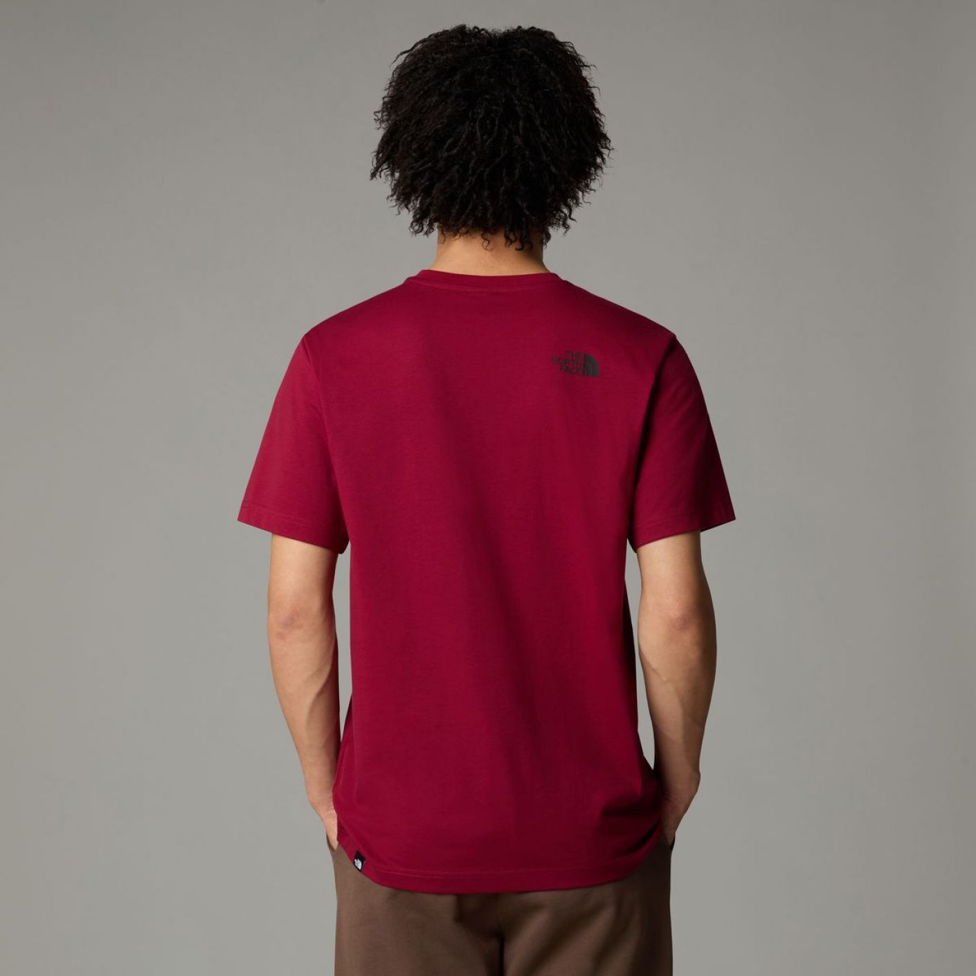 The North Face S/S Simple Dome Tee Beetroot Da Uomo