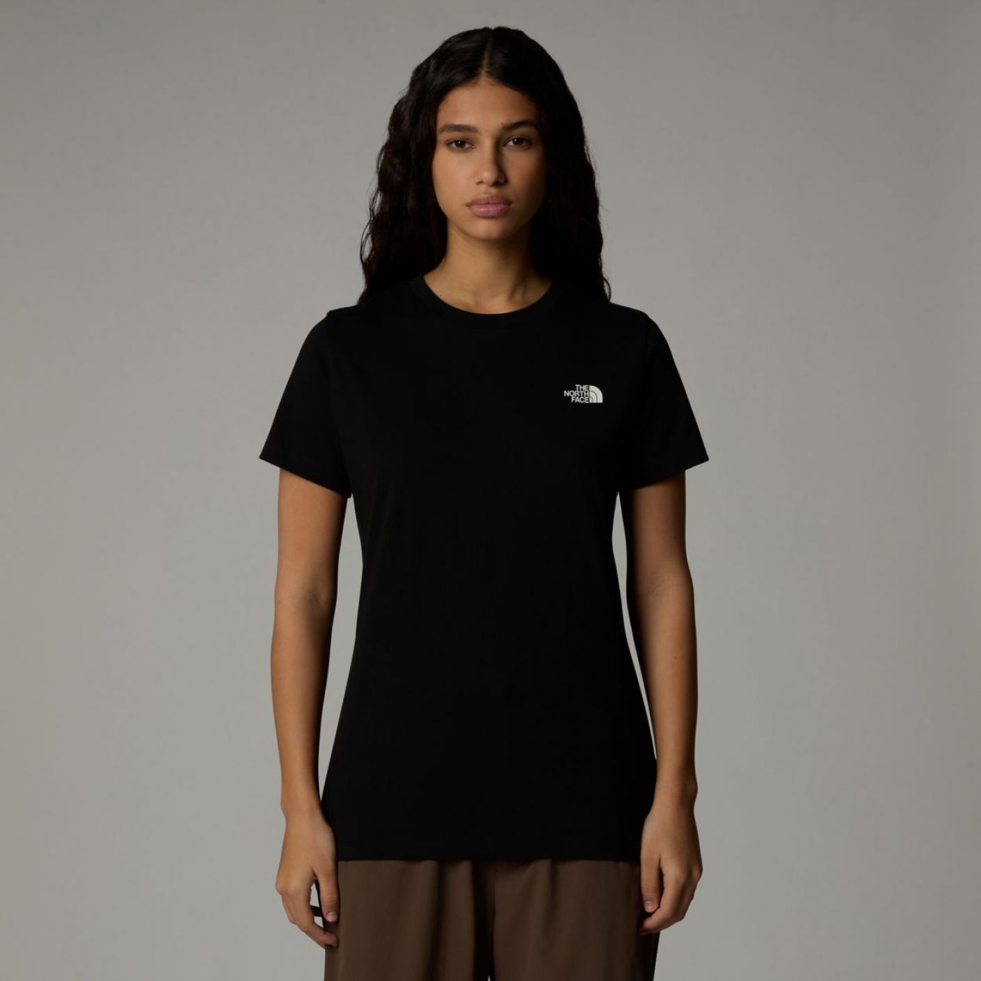 The North Face S/S Simple Dome Slim Tee Tnf Black Da Donna