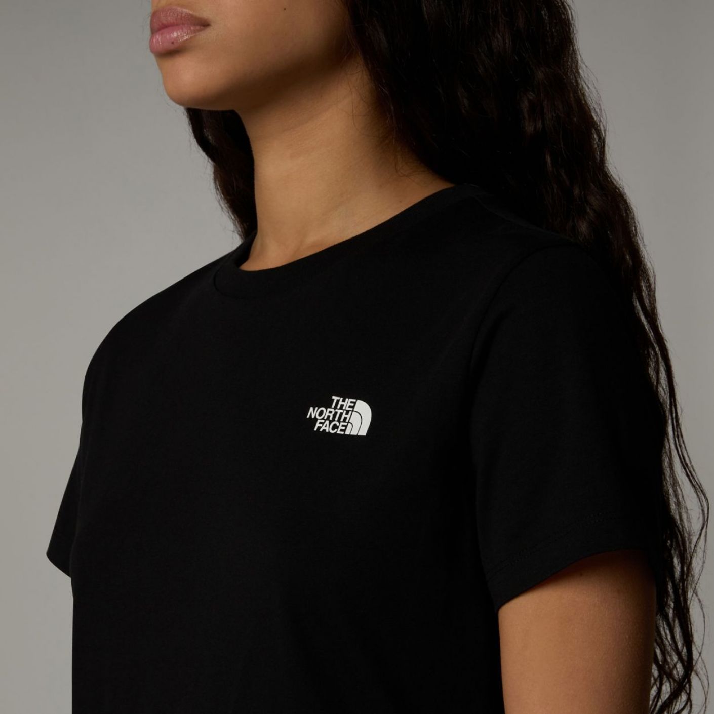 The North Face S/S Simple Dome Slim Tee Tnf Black Da Donna