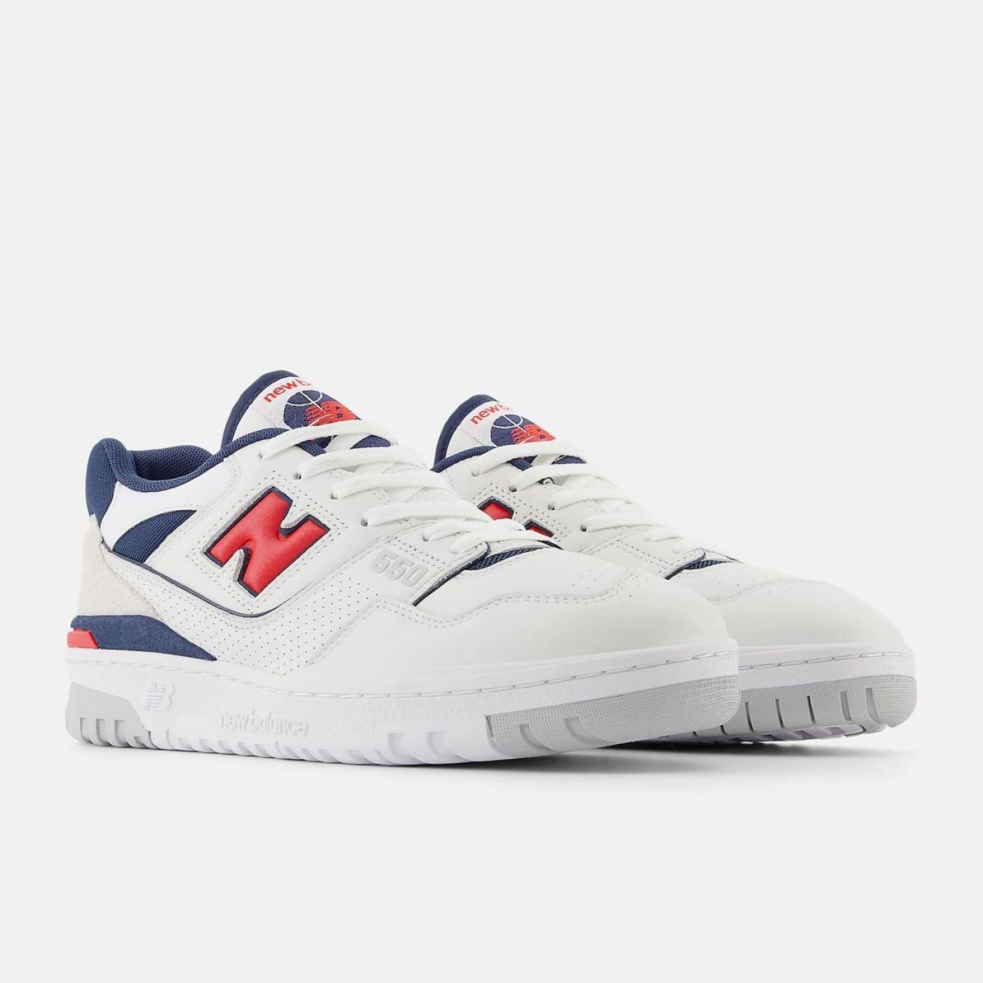 New Balance 550 White Blue Red