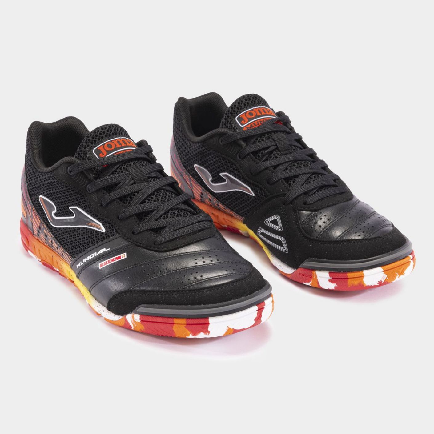 Joma Mundial 2401 Indoor Nero/Arancio da Uomo