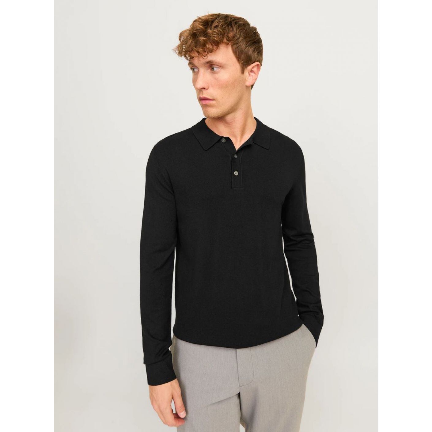Jack & Jones Herren-Poloshirt „Onyx“ in Schwarz