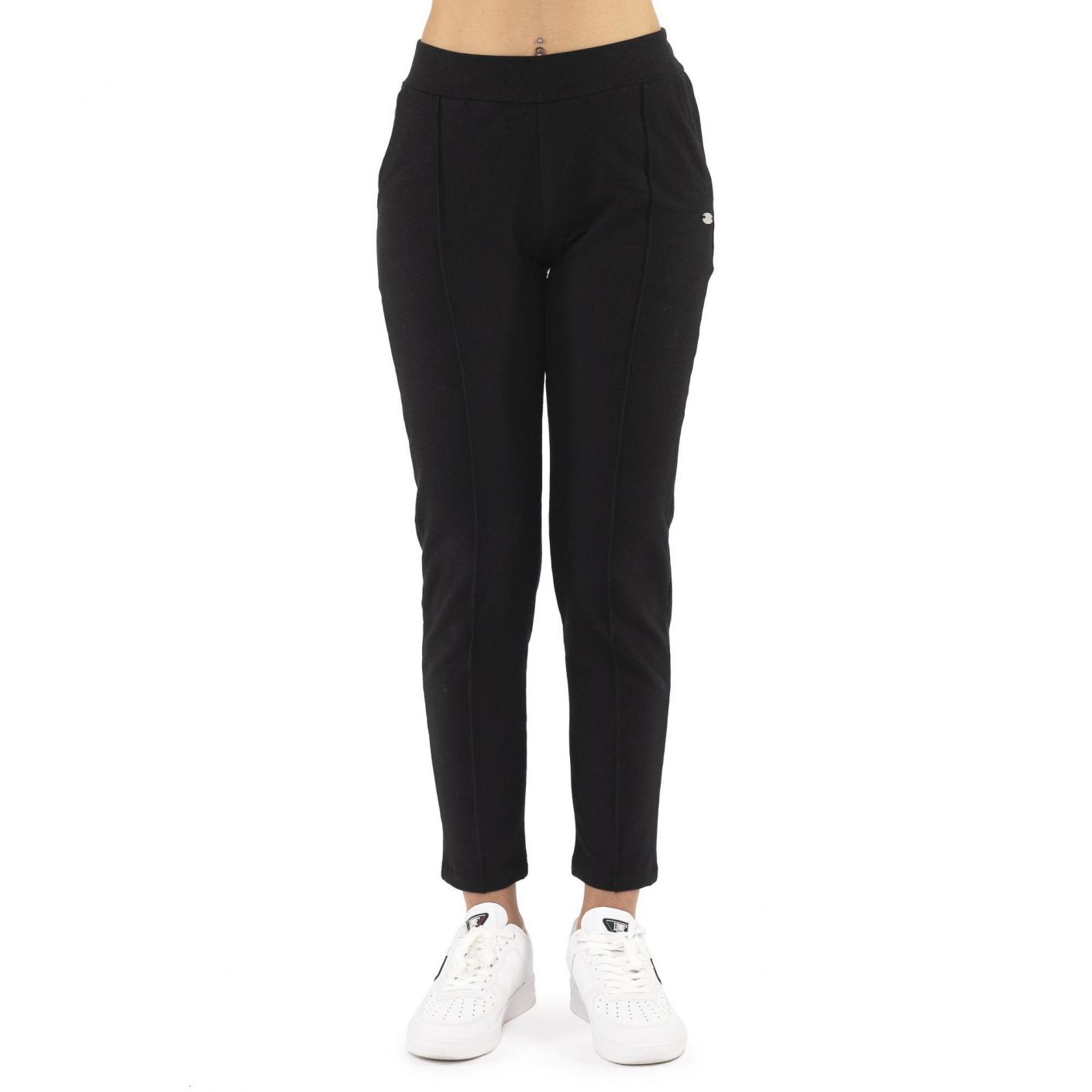 Leone Pantaloni Pearl con righe Black da Donna