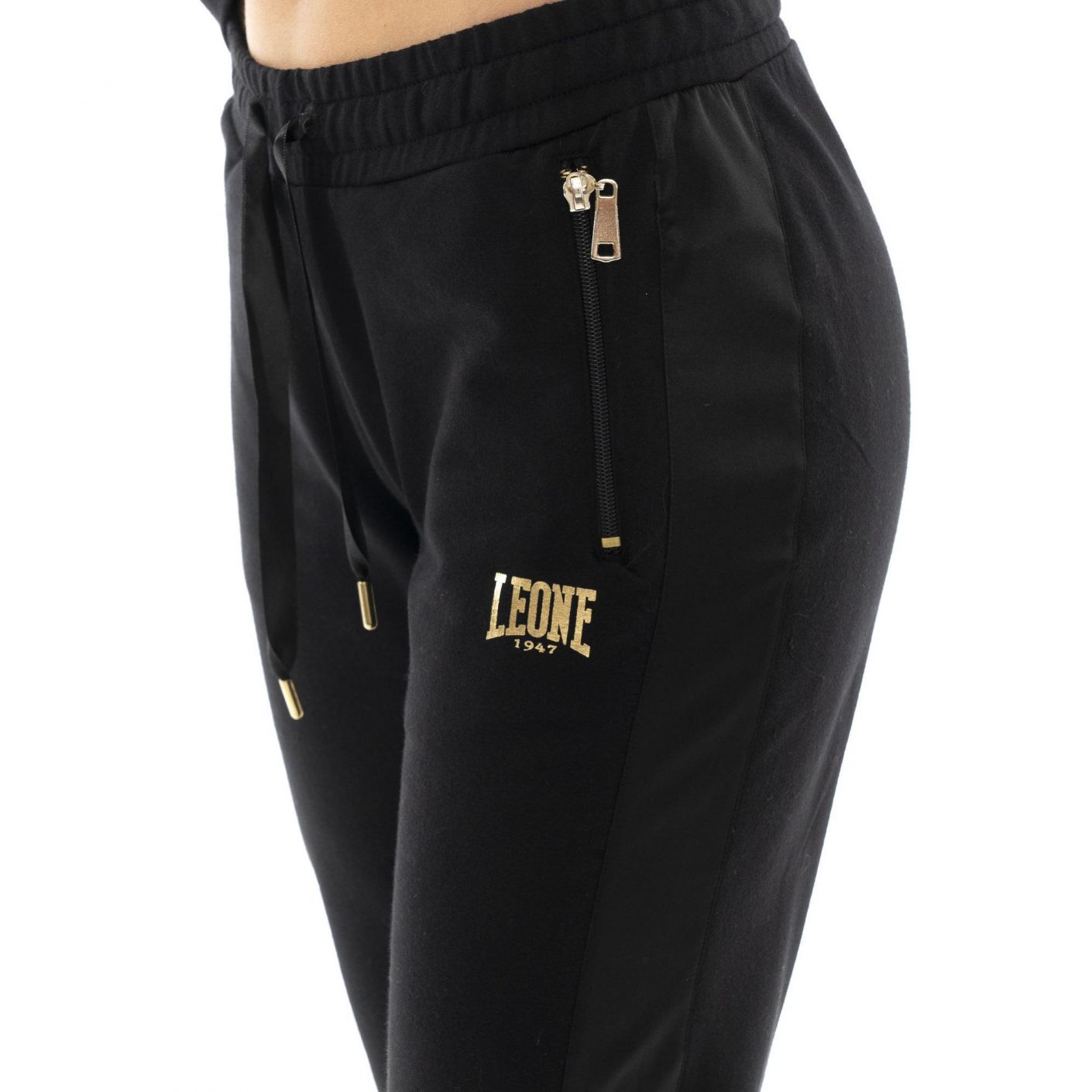 Leone Pantalone Authentic Gold Black da Donna 