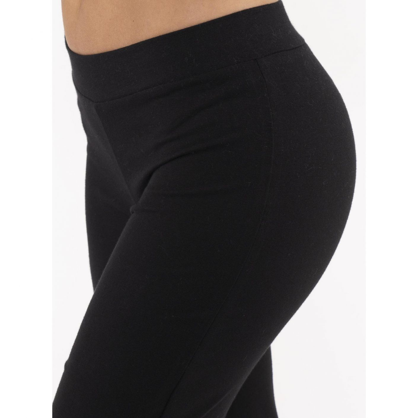 Leone Legging Never Without con gamba a campana Black da Donna