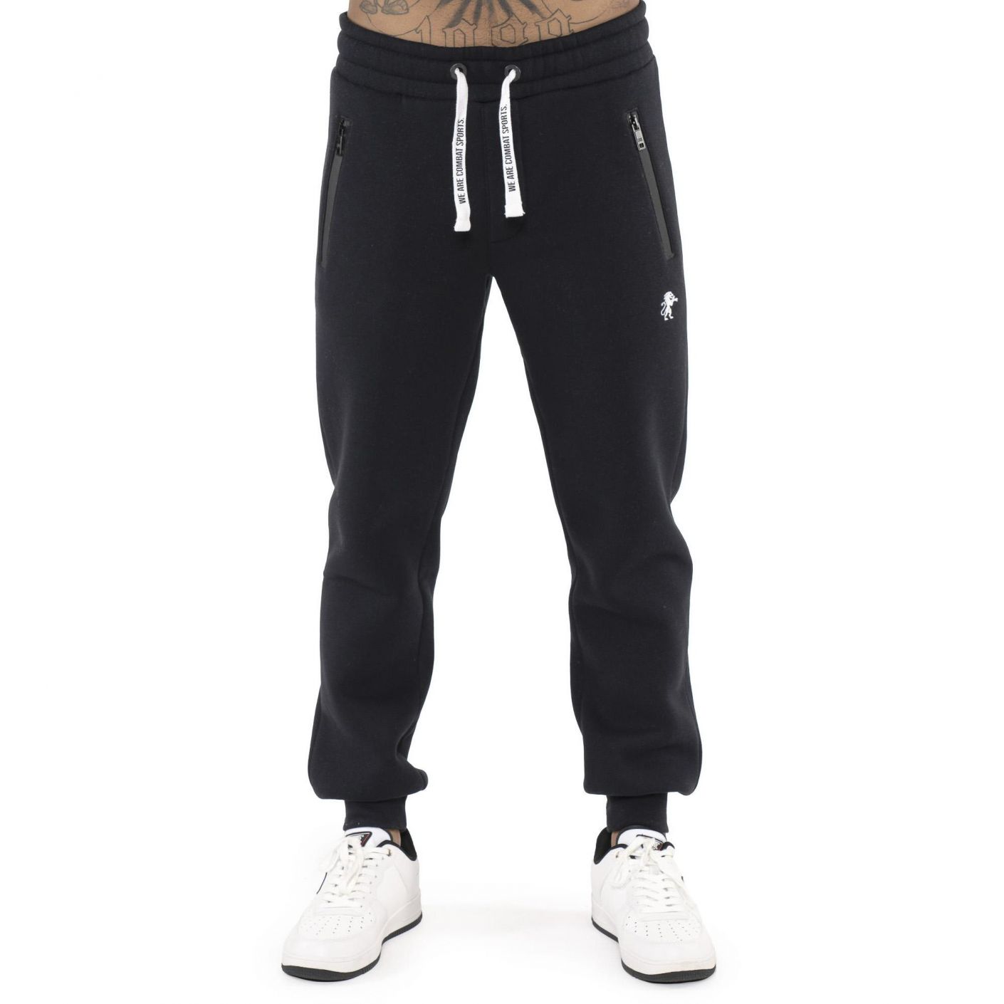 Leone Pantalone Smooth Black da Uomo