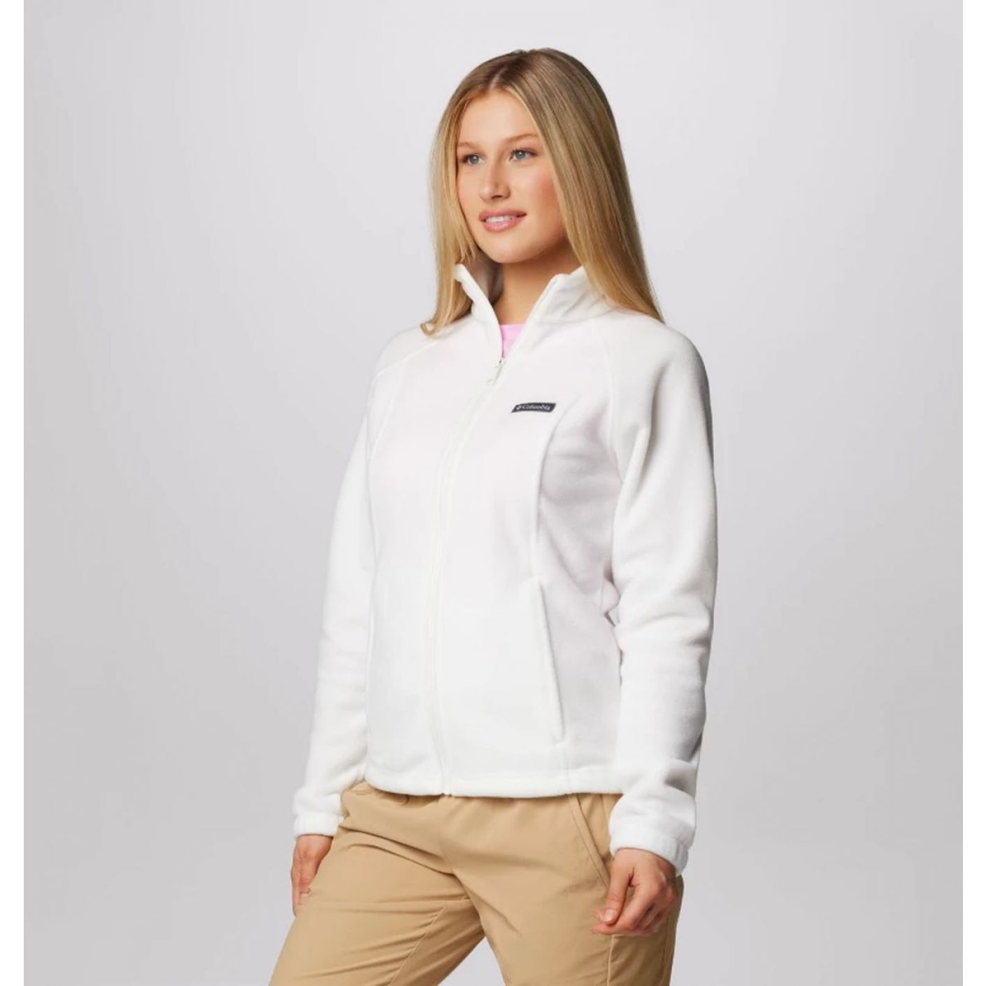 Columbia Giacca in pile Benton Springs Full Zip Sea Salt da Donna