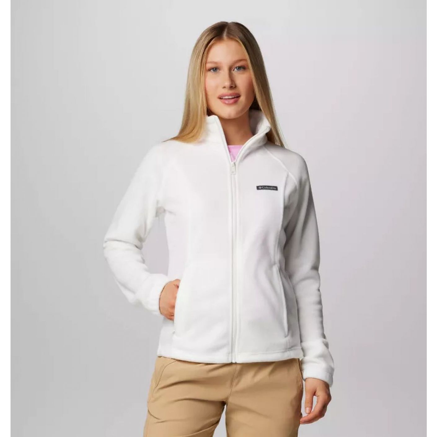 Columbia Giacca in pile Benton Springs Full Zip Sea Salt da Donna