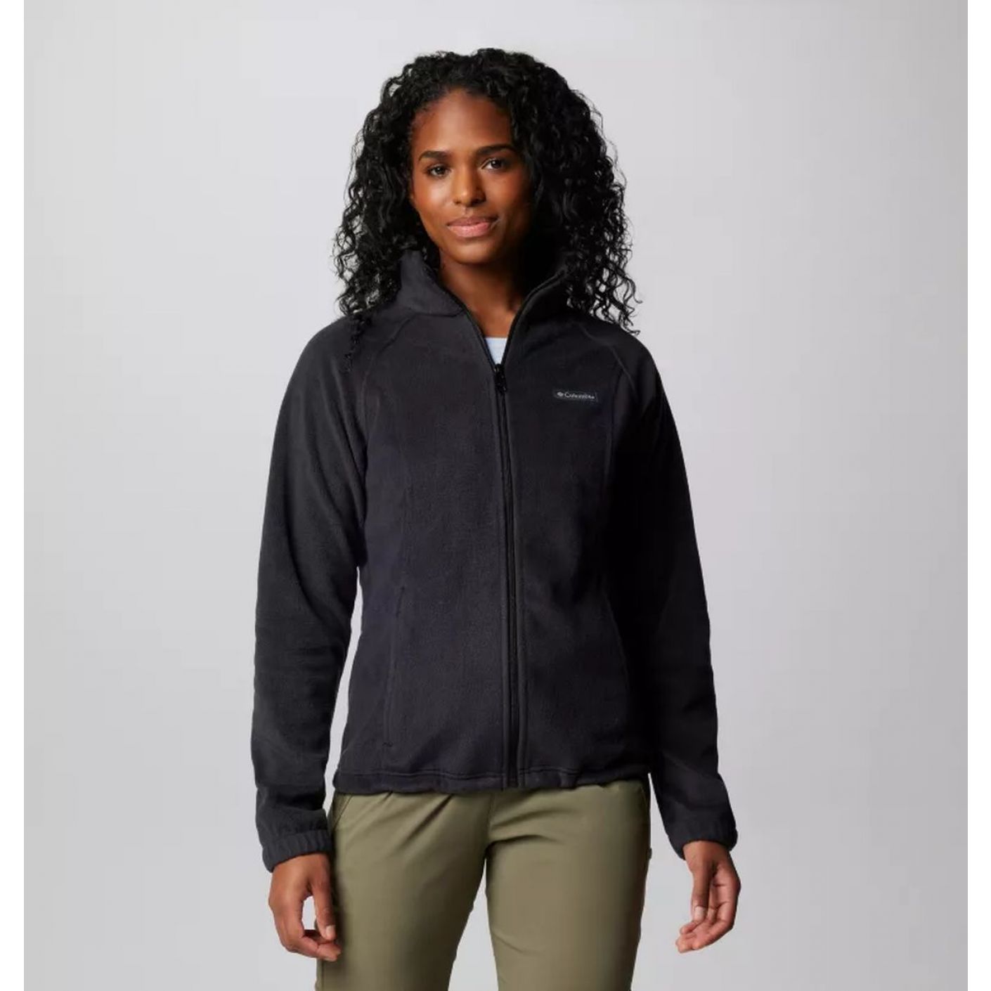 Columbia Giacca in pile Benton Springs Full Zip Black da Donna