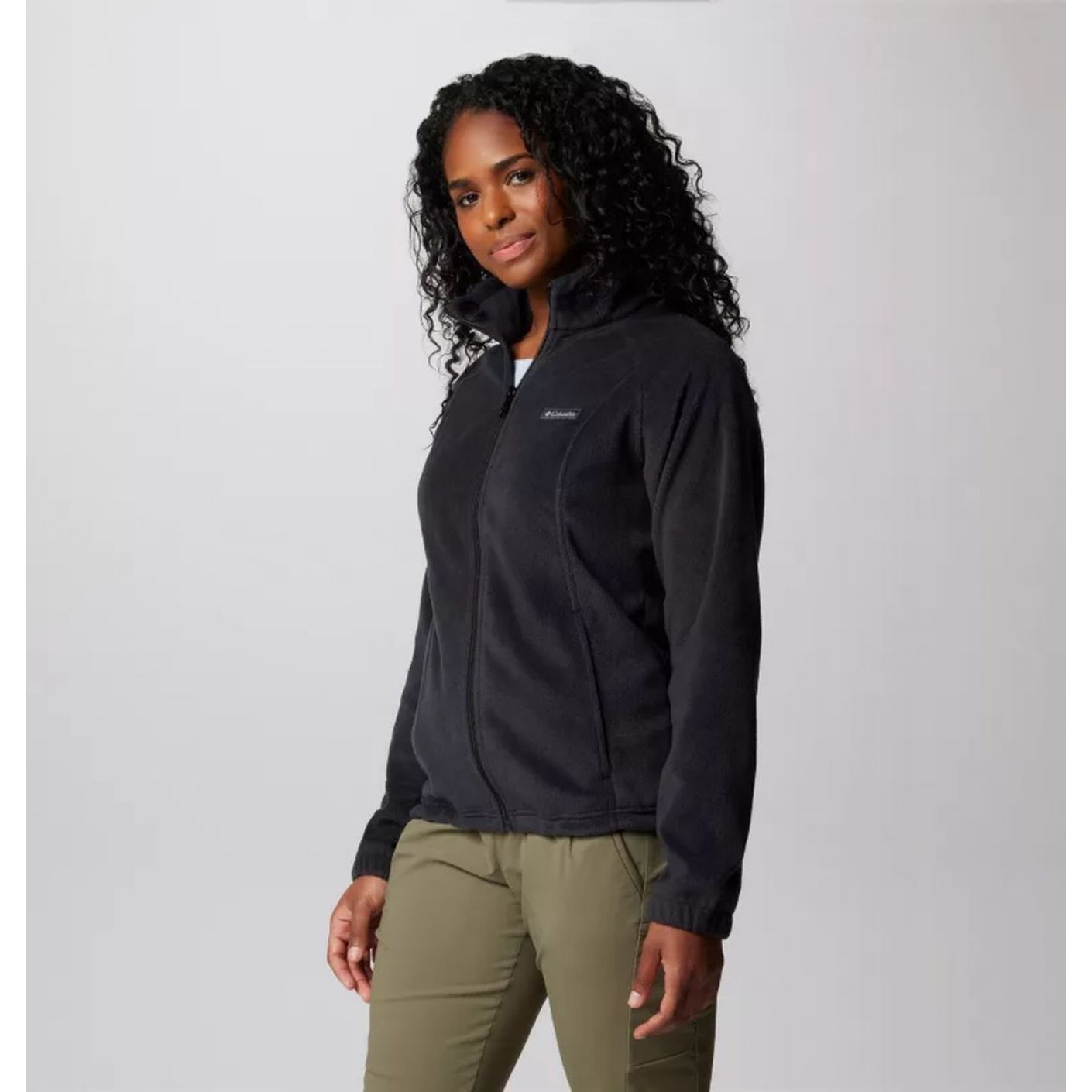 Columbia Giacca in pile Benton Springs Full Zip Black da Donna