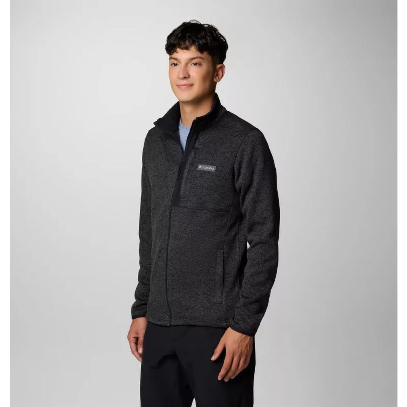 Columbia Fleecejacke Sweater Weather Full Zip Black Heather für Herren