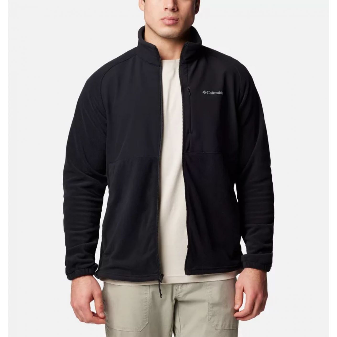 Columbia Giacca in pile Sage Peak Full Zip Black da Uomo