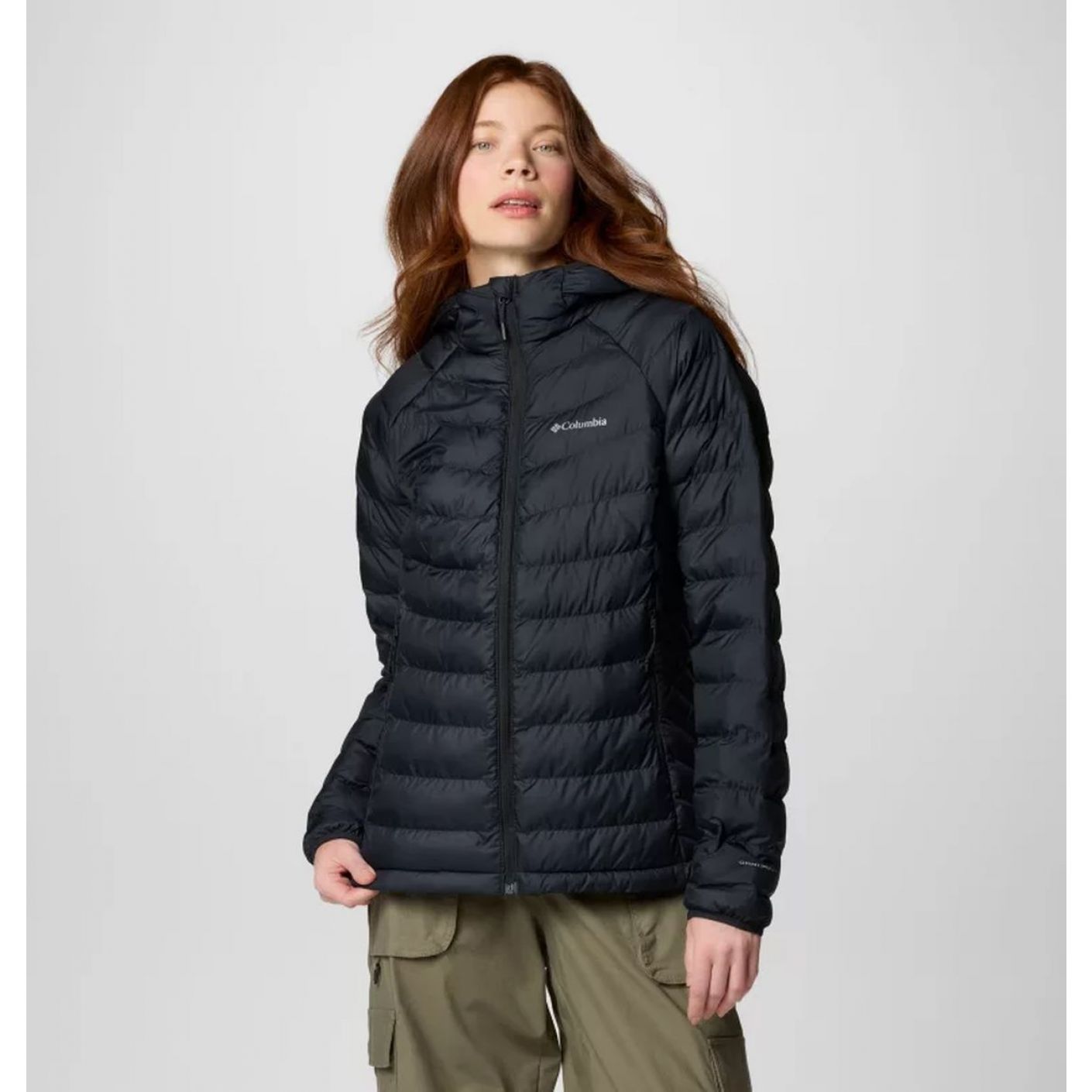Columbia Powder Lite II Isolierte Jacke für Damen in Schwarz