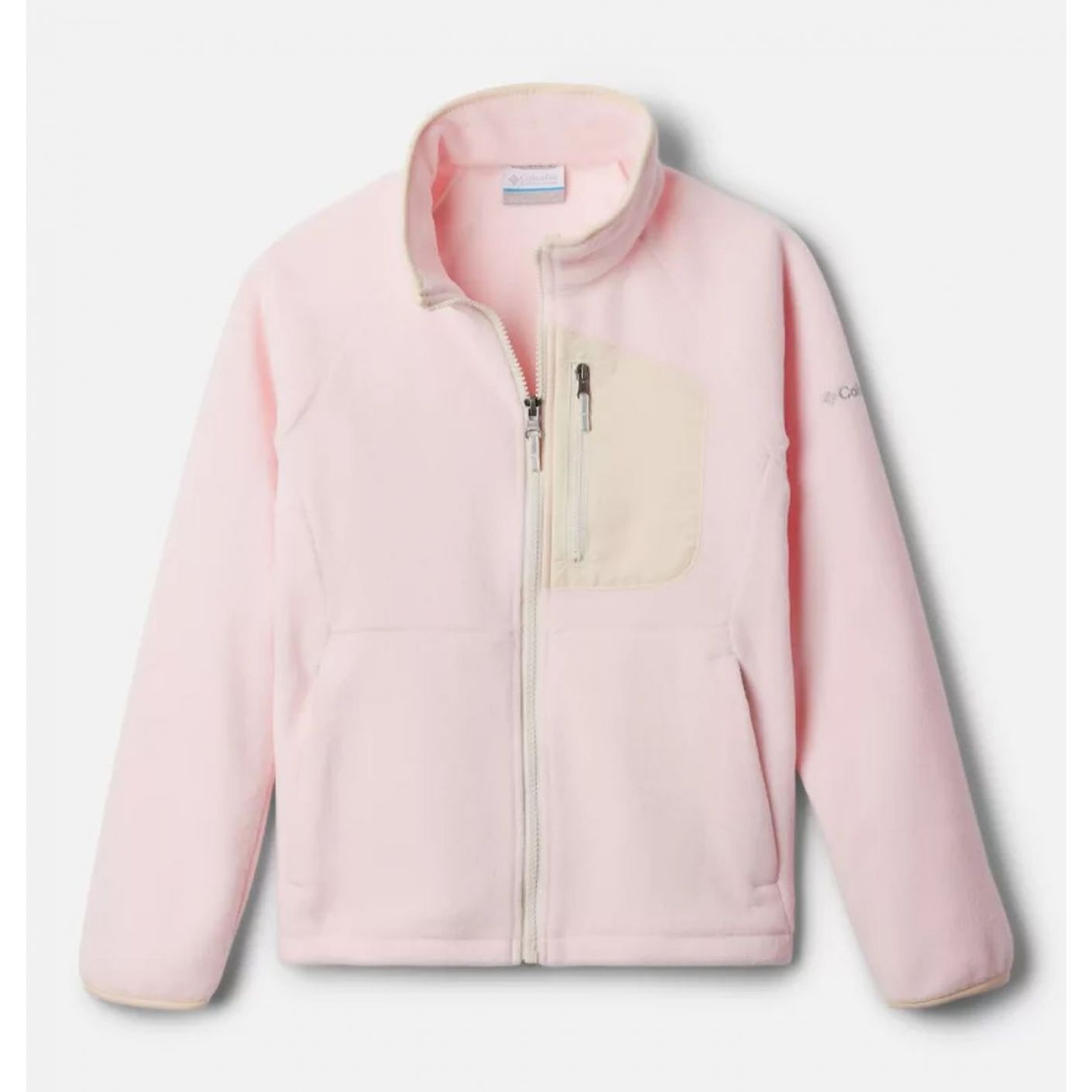 Columbia Giacca pile Fast Trek IV full zip Satin Pink/Chalk da Ragazza