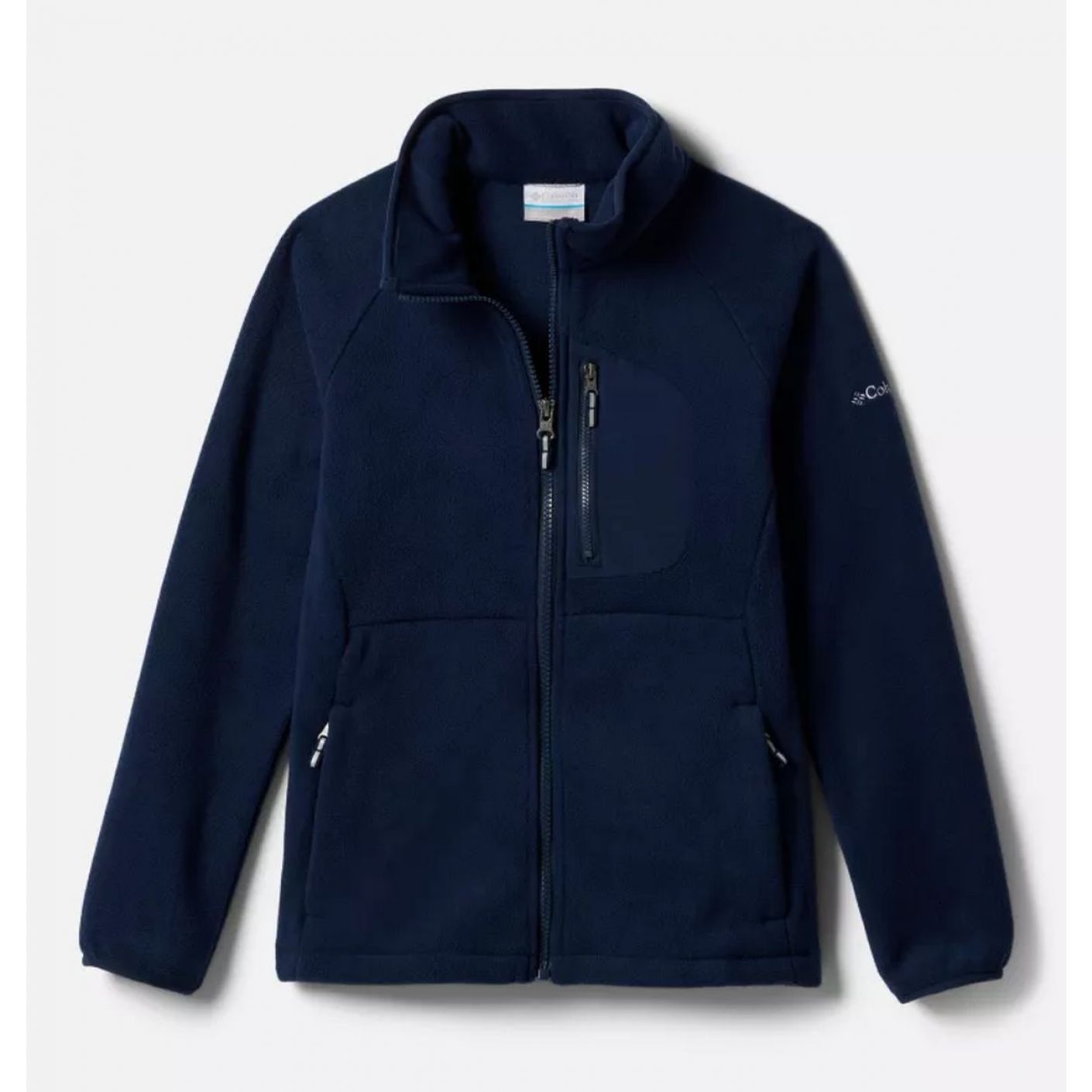 Columbia Jungen Fast Trek IV Fleecejacke mit durchgehendem Reißverschluss in College Navy