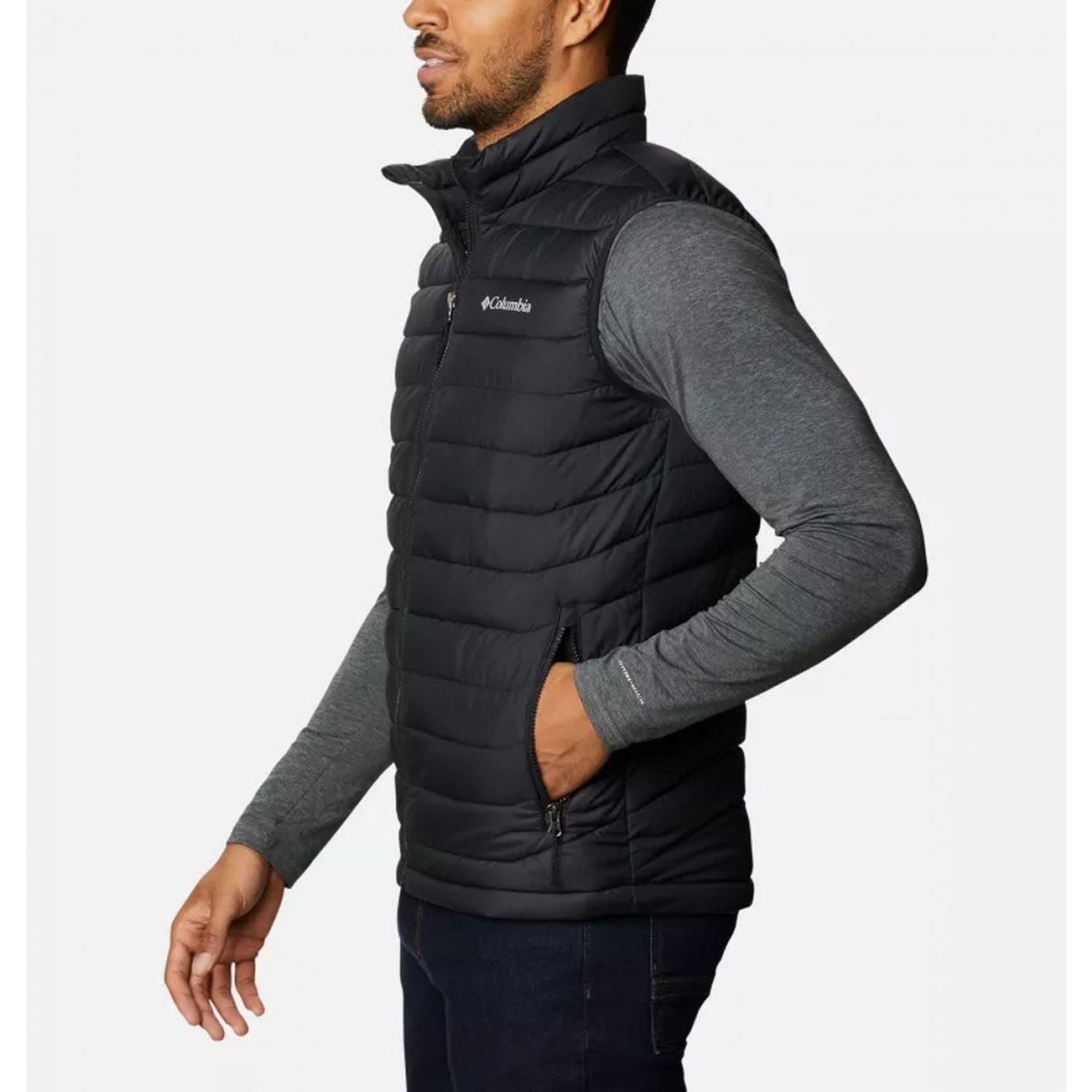 Columbia Gilet imbottito Powder Lite II Black da Uomo